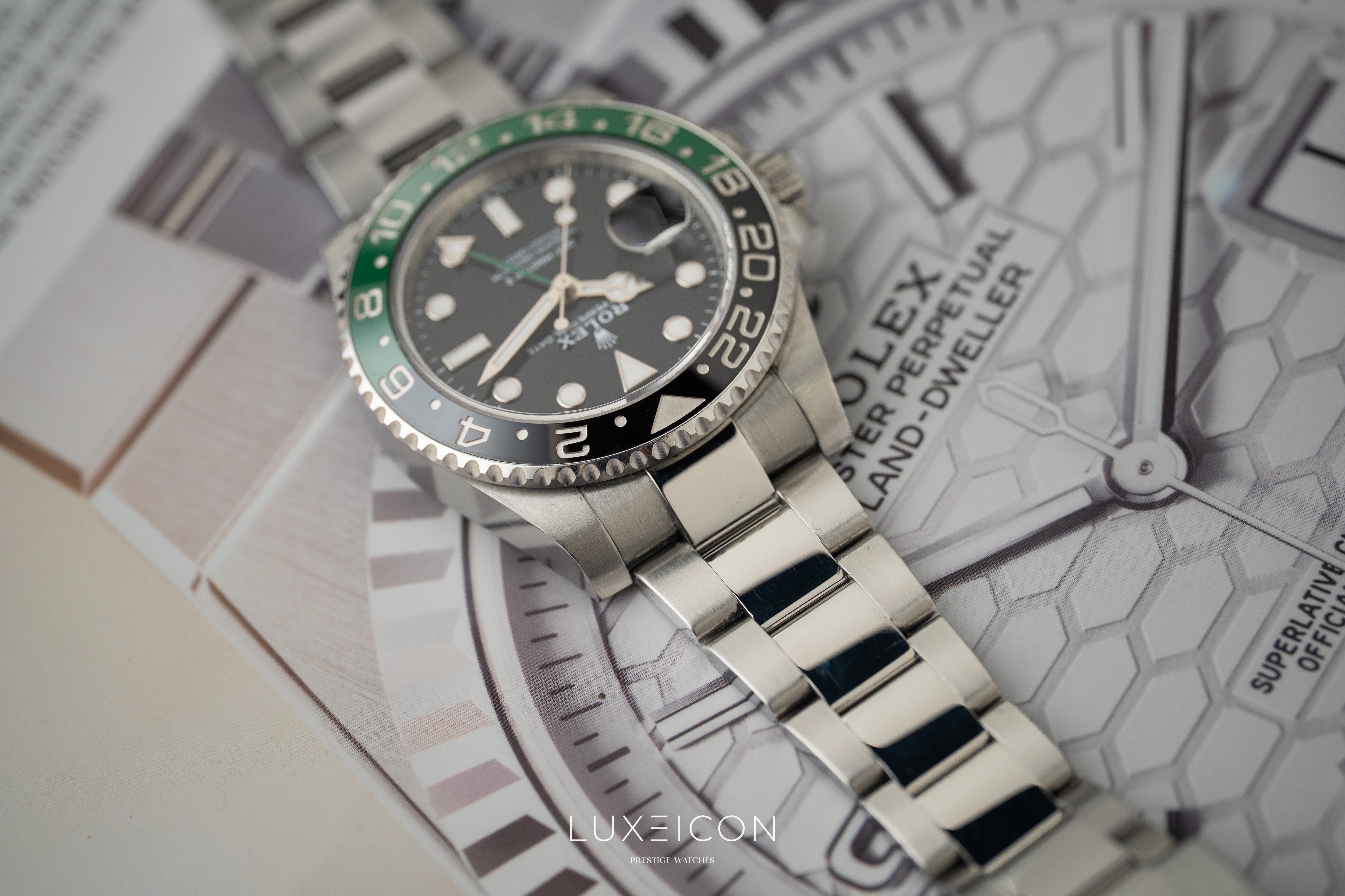 Rolex GMT-Master II Steel Sprite Lefty Oyster 126720VTNR 2023