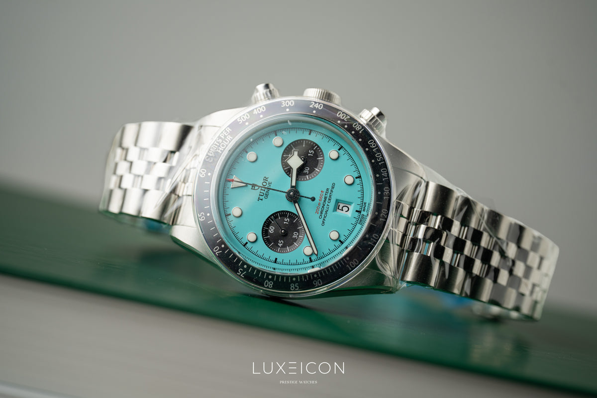 Tudor Black Bay Chrono 41mm Flamingo Blue jubilee Bracelet M79360N 2026