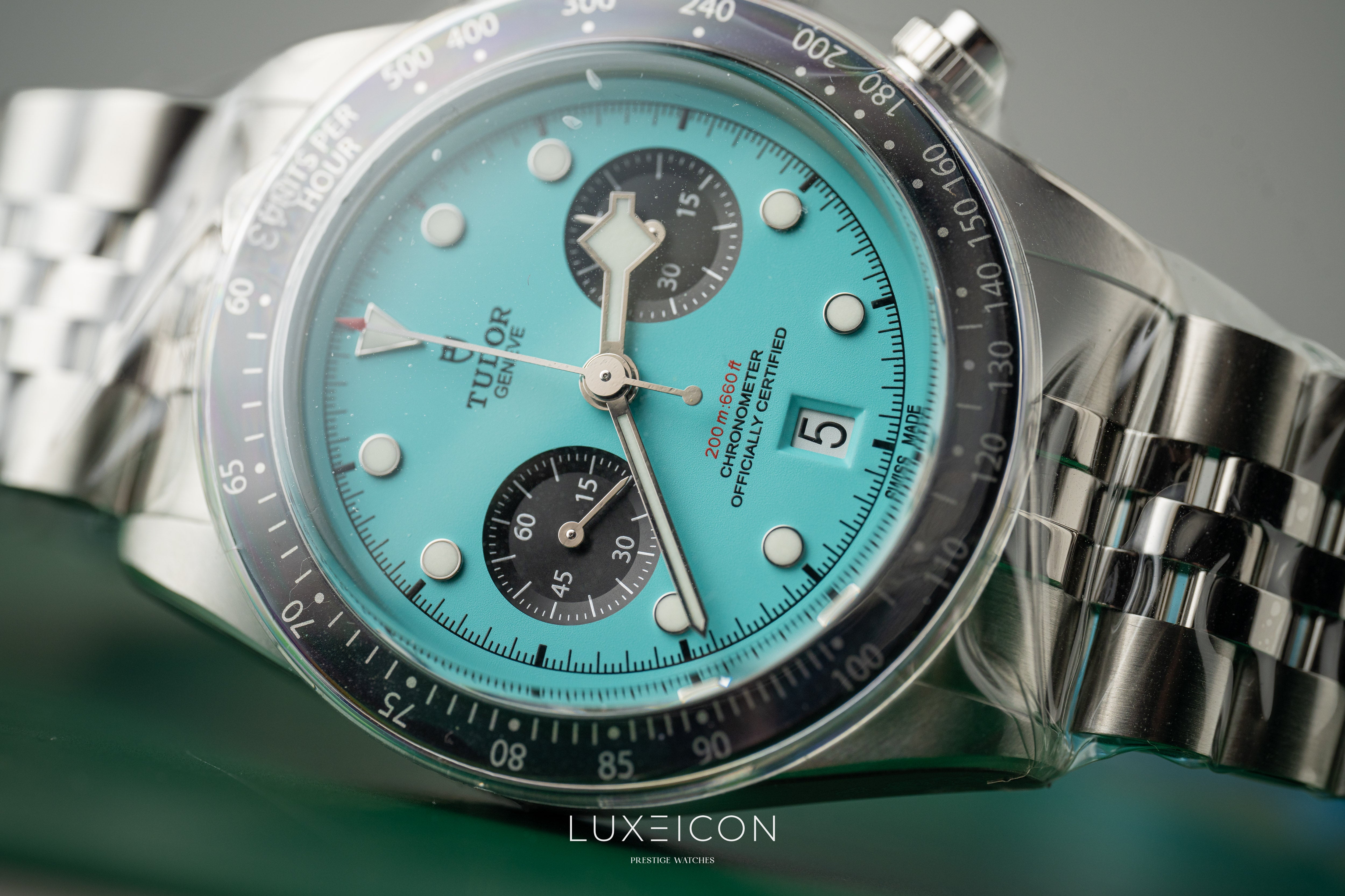 Tudor Black Bay Chrono 41mm Flamingo Blue jubilee Bracelet M79360N 2026
