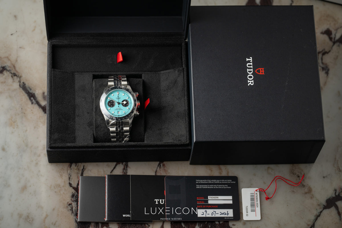 Tudor Black Bay Chrono 41mm Flamingo Blue jubilee Bracelet M79360N 2026