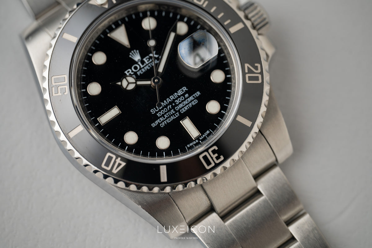 Rolex Submariner Date 116610LN Steel Black Ceramic Bezel 40mm