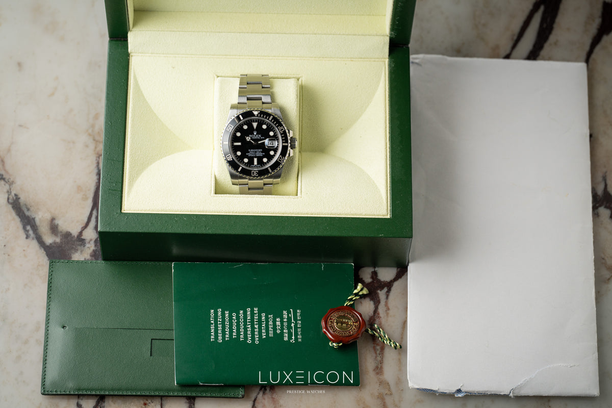 Rolex Submariner Date 116610LN Steel Black Ceramic Bezel 40mm