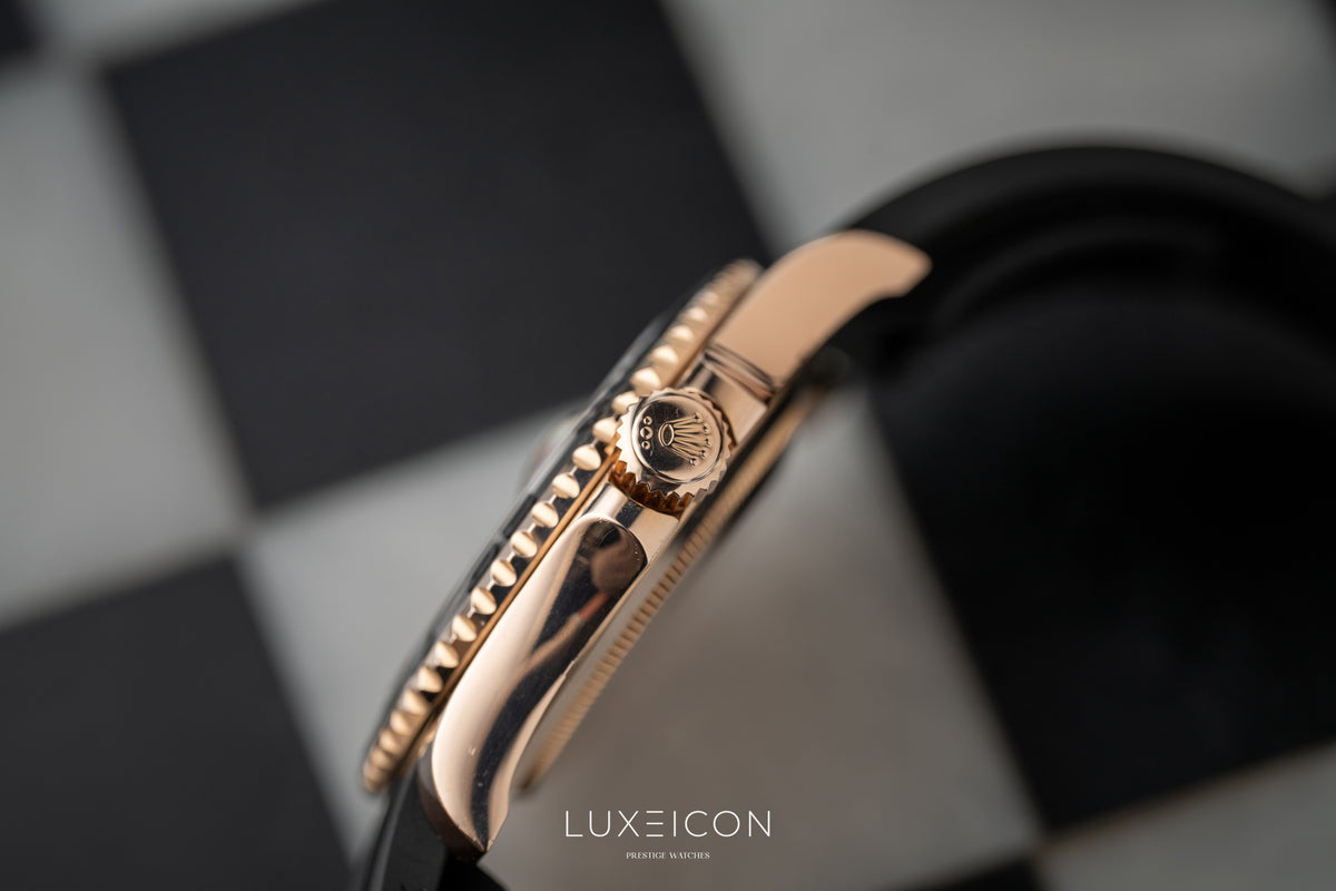 Rolex Yacht-Master 126655 40mm Rose Gold Black Dial Oysterflex 2020