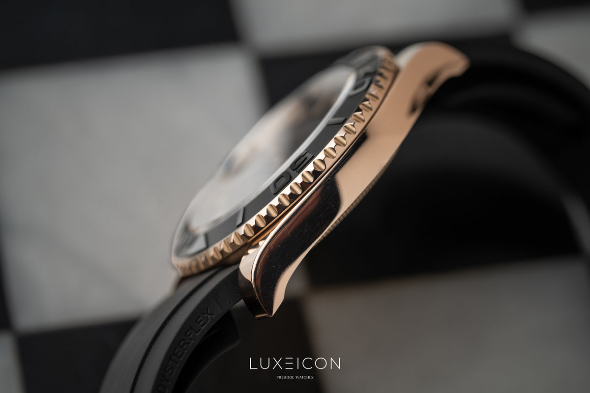 Rolex Yacht-Master 126655 40mm Rose Gold Black Dial Oysterflex 2020