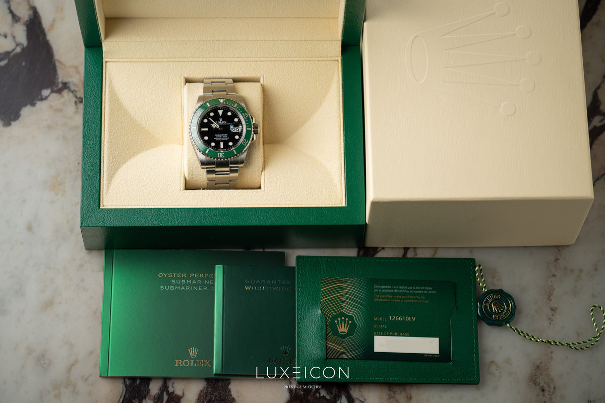 Rolex Submariner Date Starbucks Green Ceramic Bezel 126610LV 41mm Steel 2022