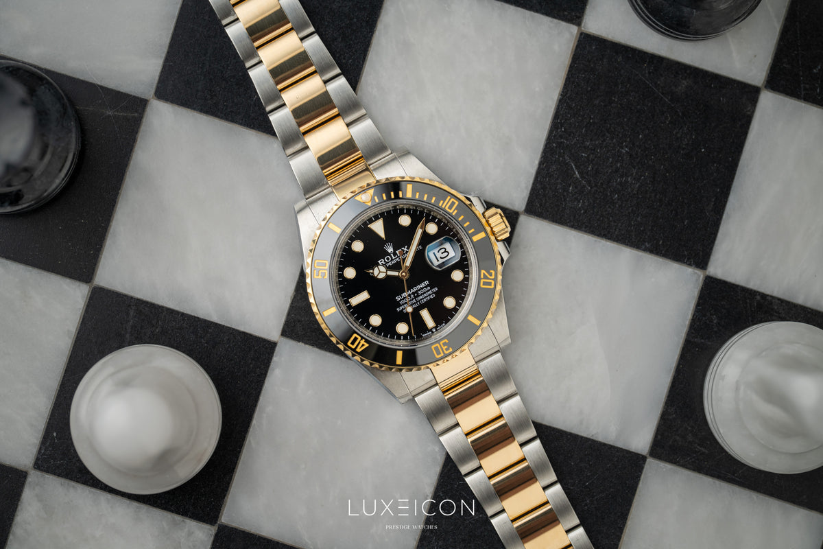 Rolex Submariner Date 41mm Black Dial 18ct Gold Steel 126613LN 2021