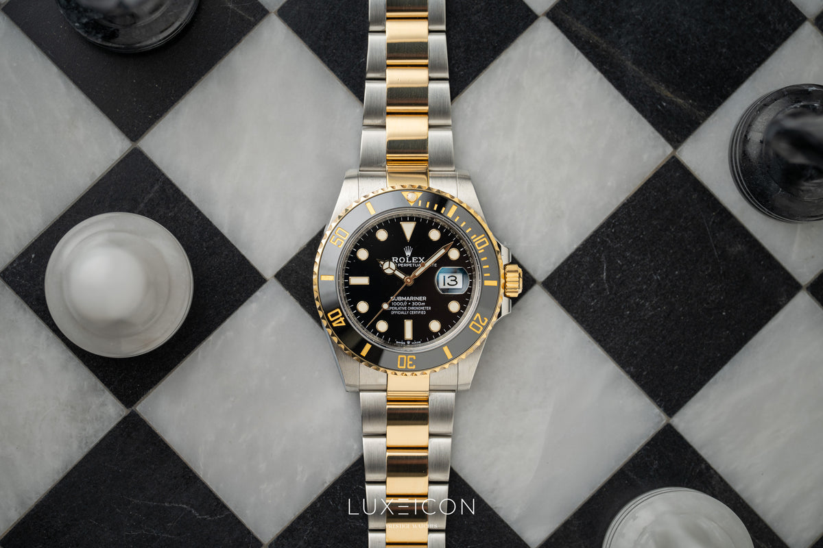 Rolex Submariner Date 41mm Black Dial 18ct Gold Steel 126613LN 2021