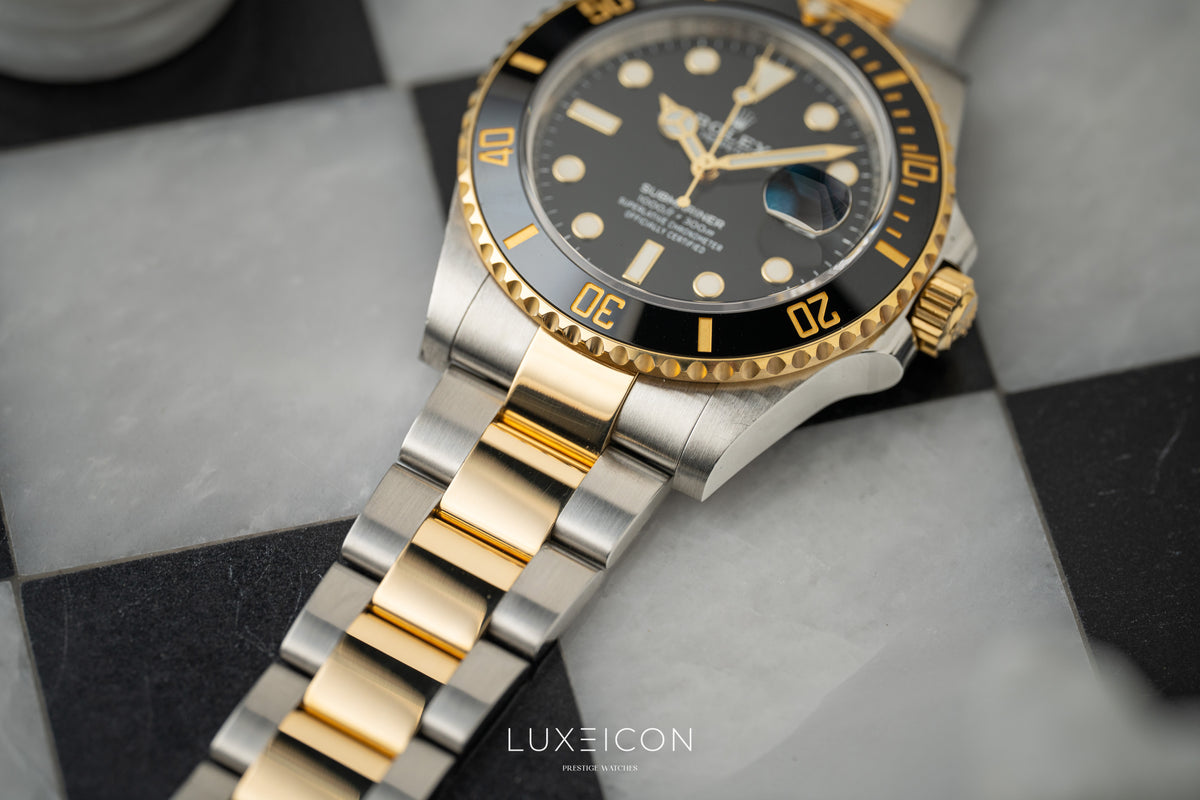 Rolex Submariner Date 41mm Black Dial 18ct Gold Steel 126613LN 2021