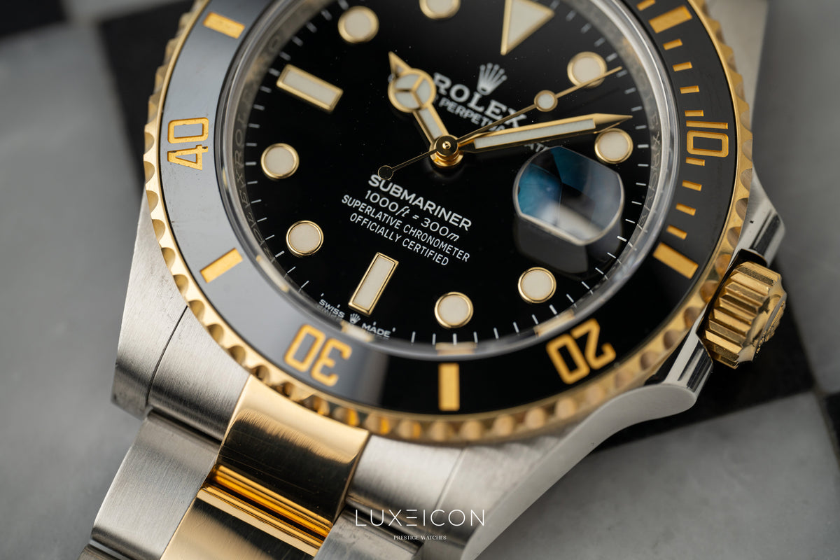 Rolex Submariner Date 41mm Black Dial 18ct Gold Steel 126613LN 2021