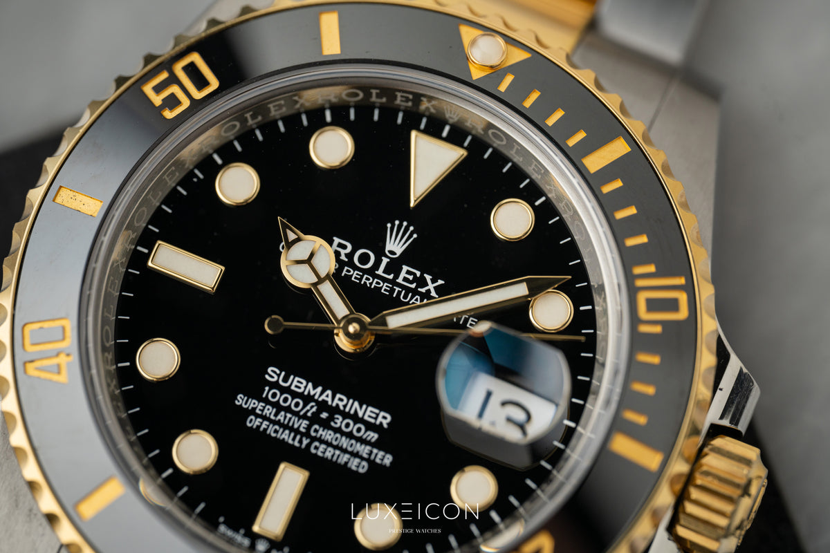Rolex Submariner Date 41mm Black Dial 18ct Gold Steel 126613LN 2021