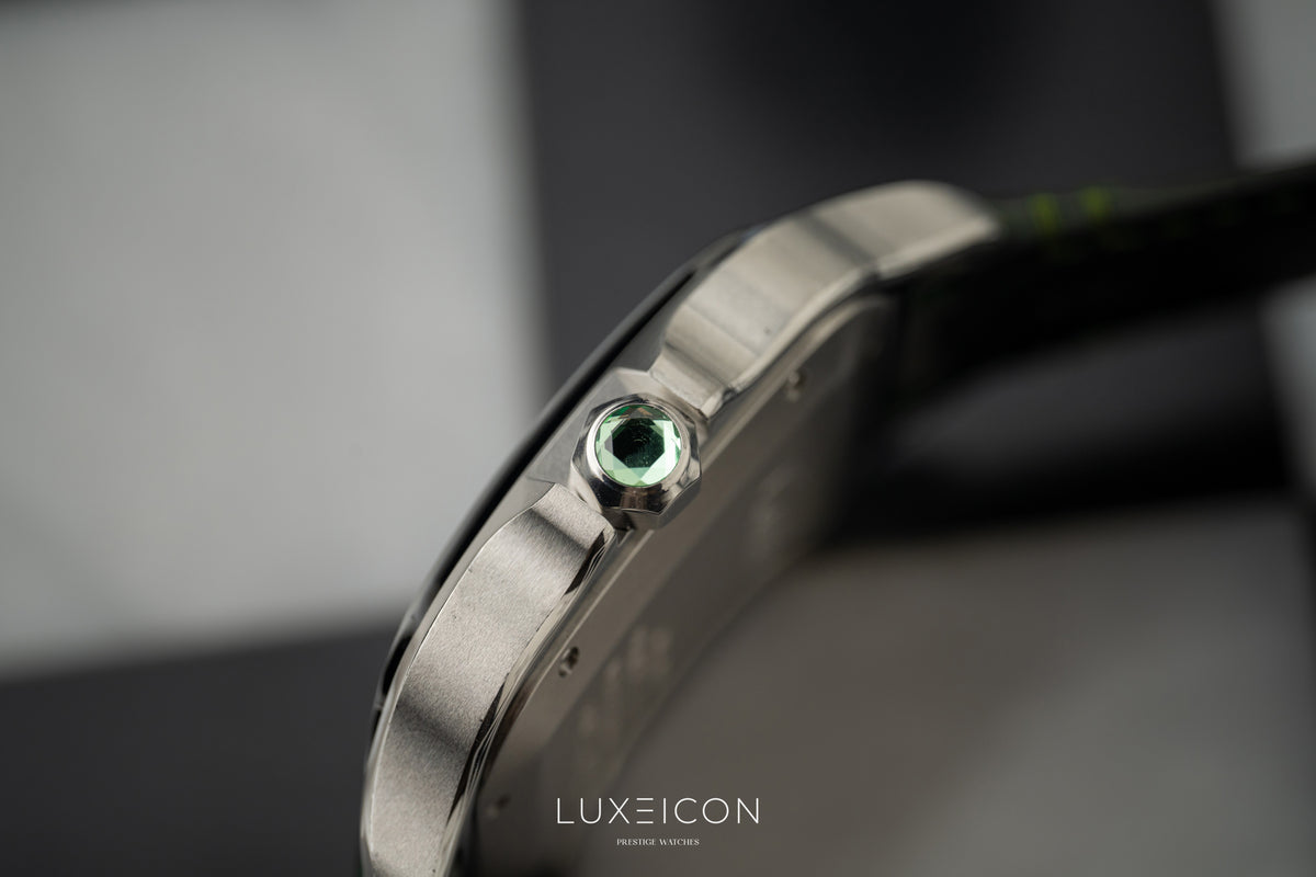 Cartier Santos Limited Middle East Edition Arabic Dial Green Large