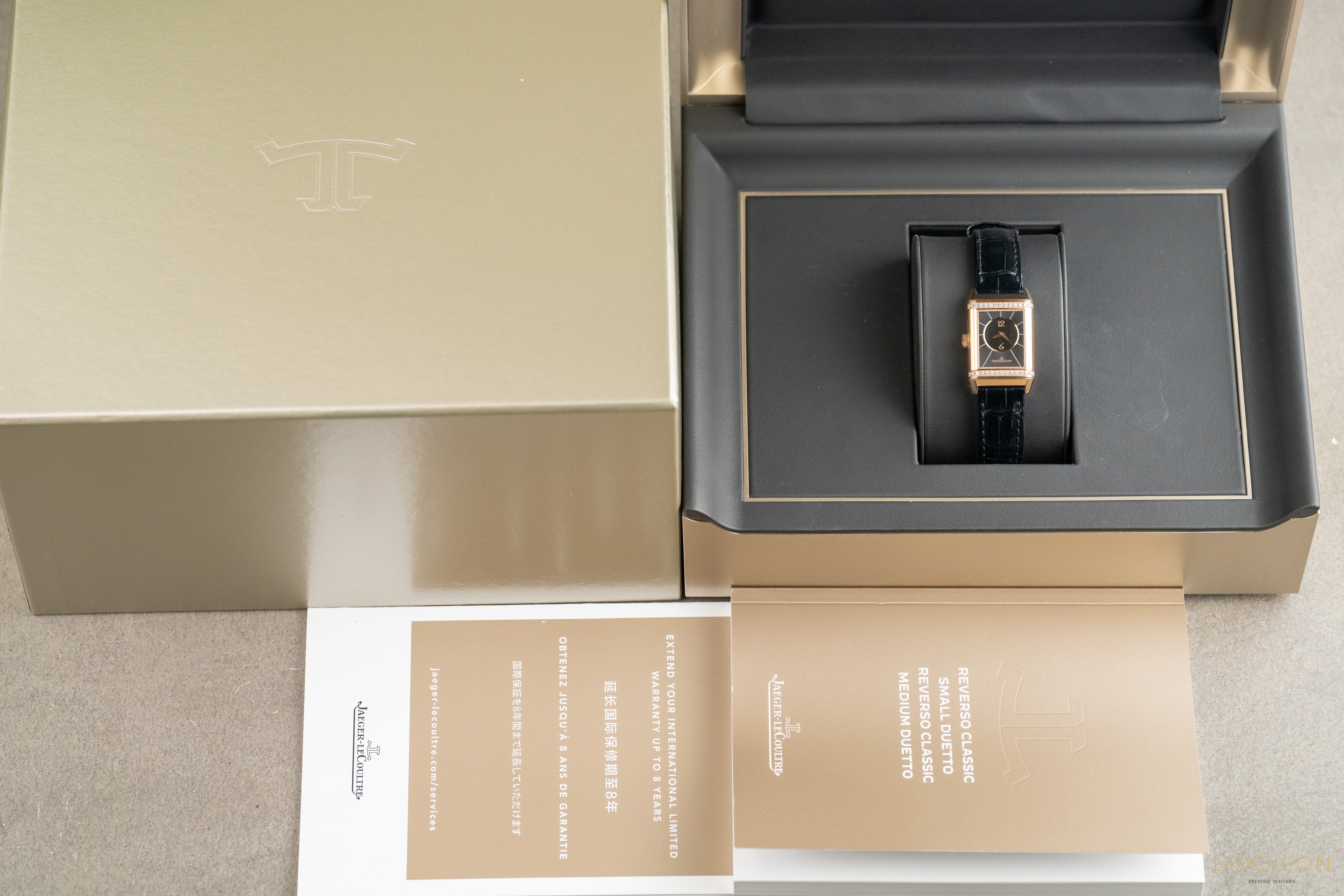 Jaeger-LeCoultre Reverso Classic Small Duetto Rose gold Q2662430 2023