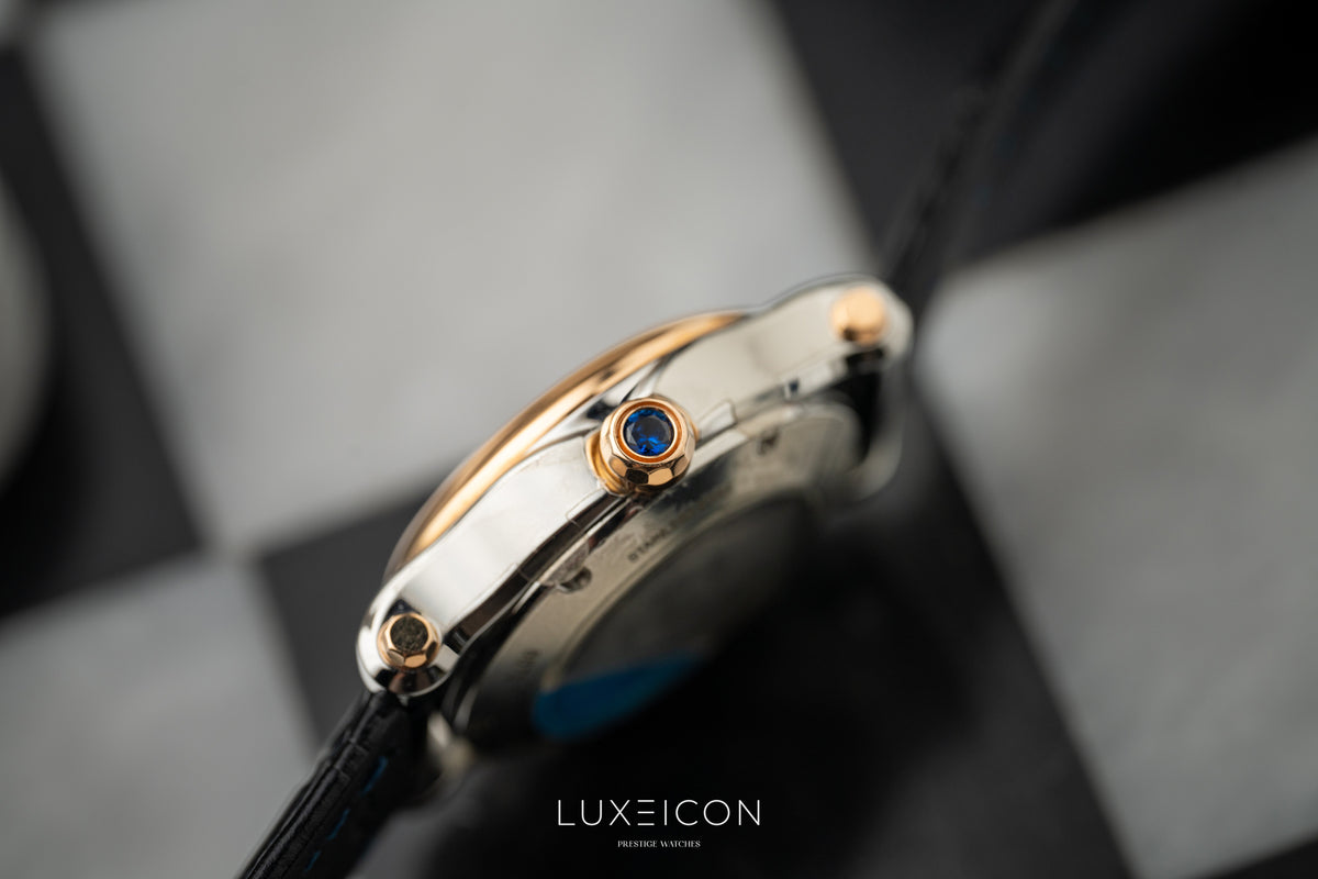 Chopard Happy Sport 30mm automatic ethical rose gold Lucent Steel diamonds