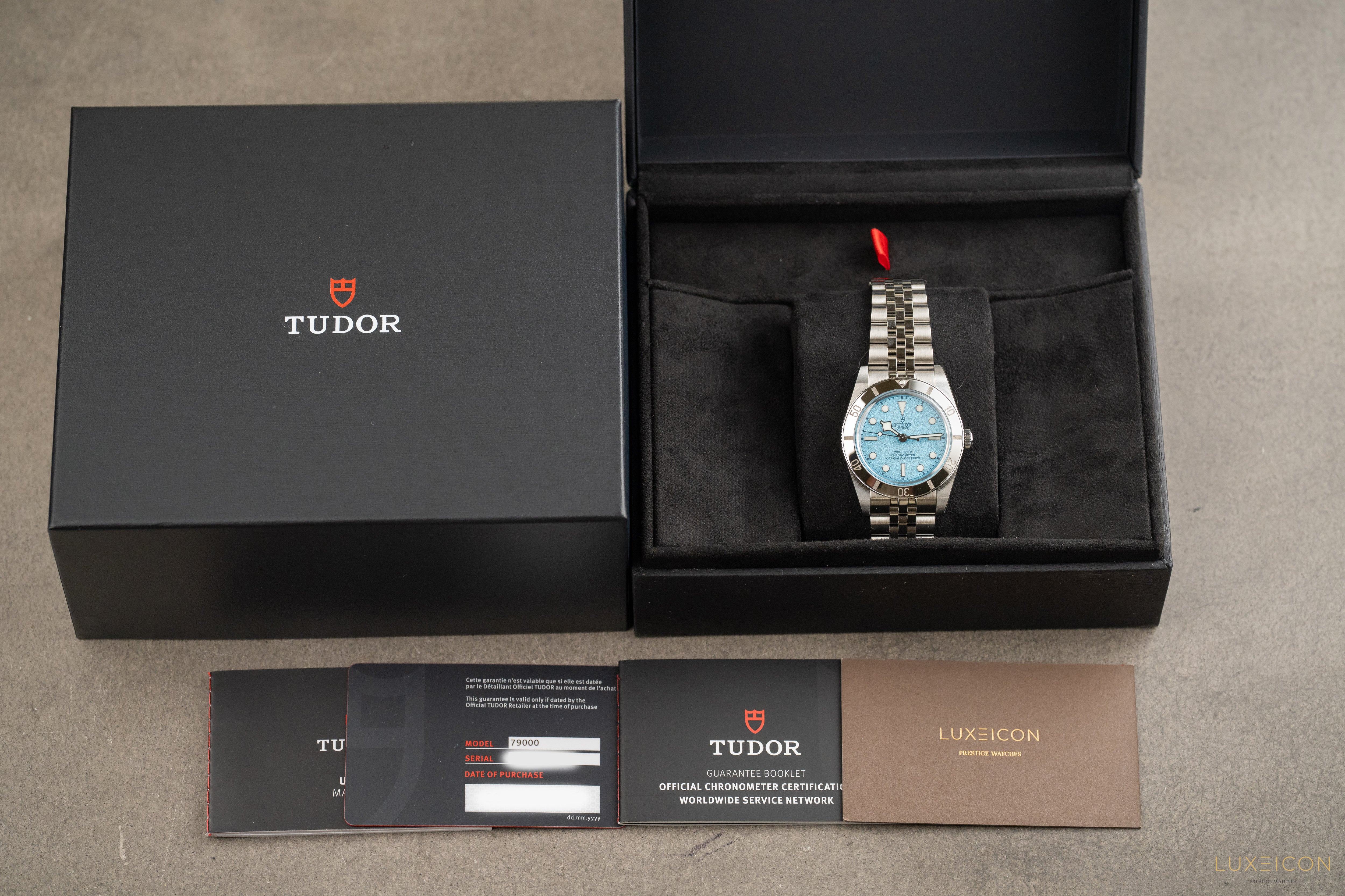 Tudor Black Bay 54 Stainless Steel Lagoon Blue M79000N-0001 37mm 2025