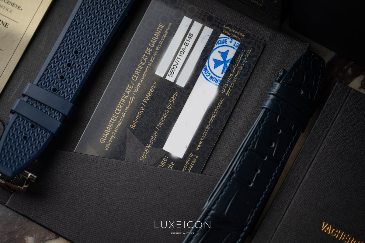Vacheron Constantin Overseas Chronograph Blue Dial 5500V/110A 2021
