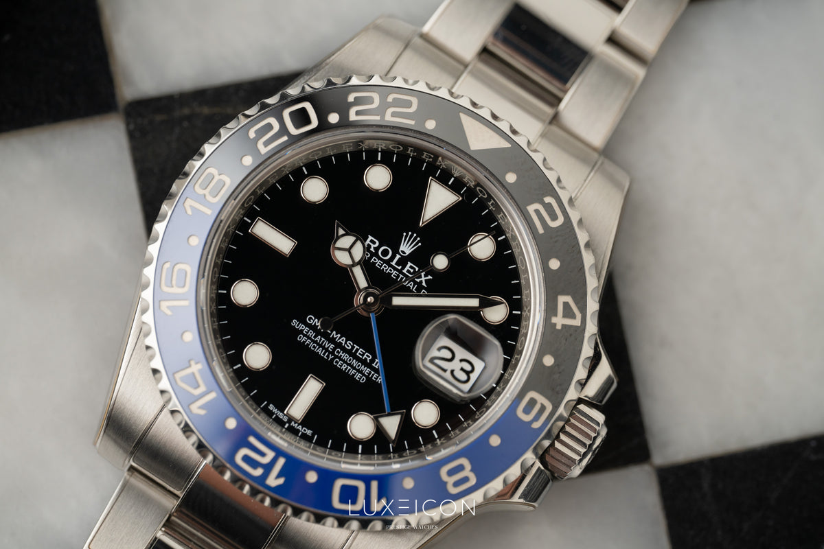 Rolex GMT-Master II Batman Stainless Steel 40mm Oyster Date 116710BLNR 2016