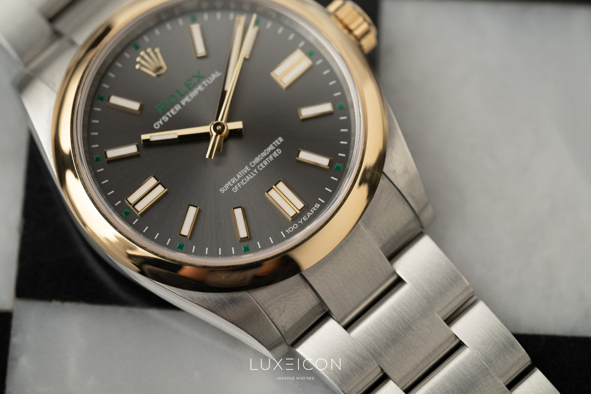 Rolex Oyster Perpetual 41 "100 Years" Slate Dial Yellow Rolesor 134303