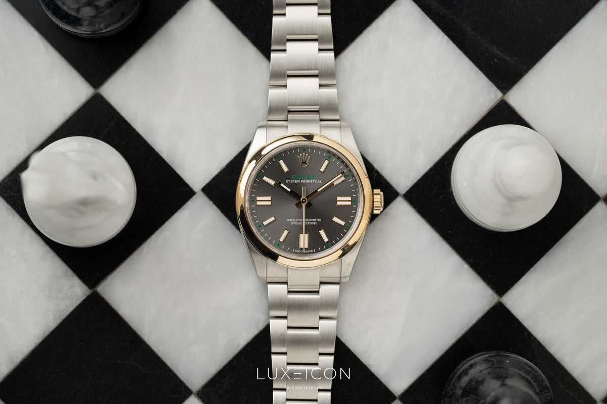 Rolex Oyster Perpetual 41 "100 Years" Slate Dial Yellow Rolesor 134303