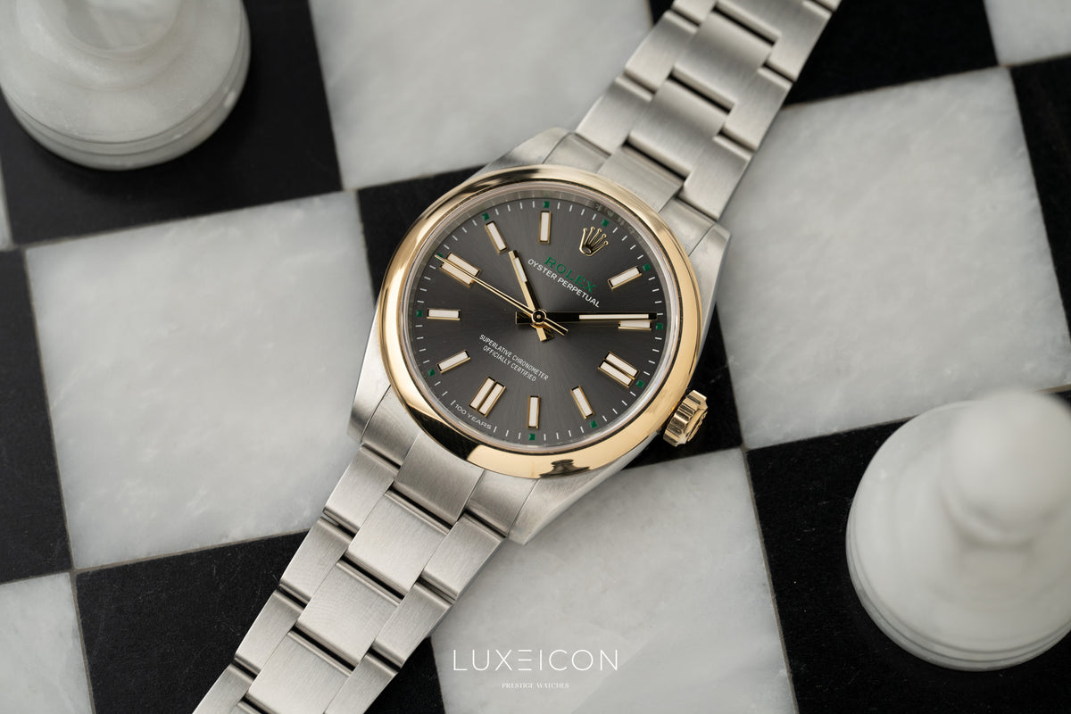 Rolex Oyster Perpetual 41 "100 Years" Slate Dial Yellow Rolesor 134303