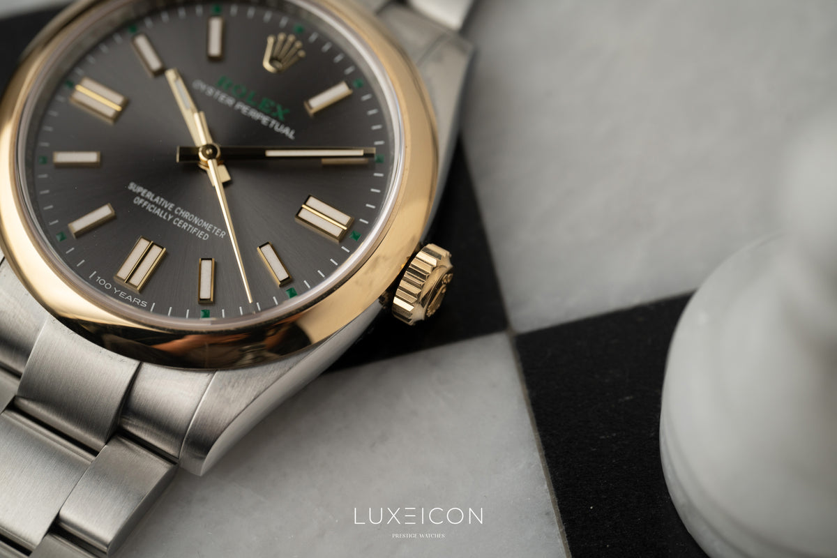 Rolex Oyster Perpetual 41 "100 Years" Slate Dial Yellow Rolesor 134303