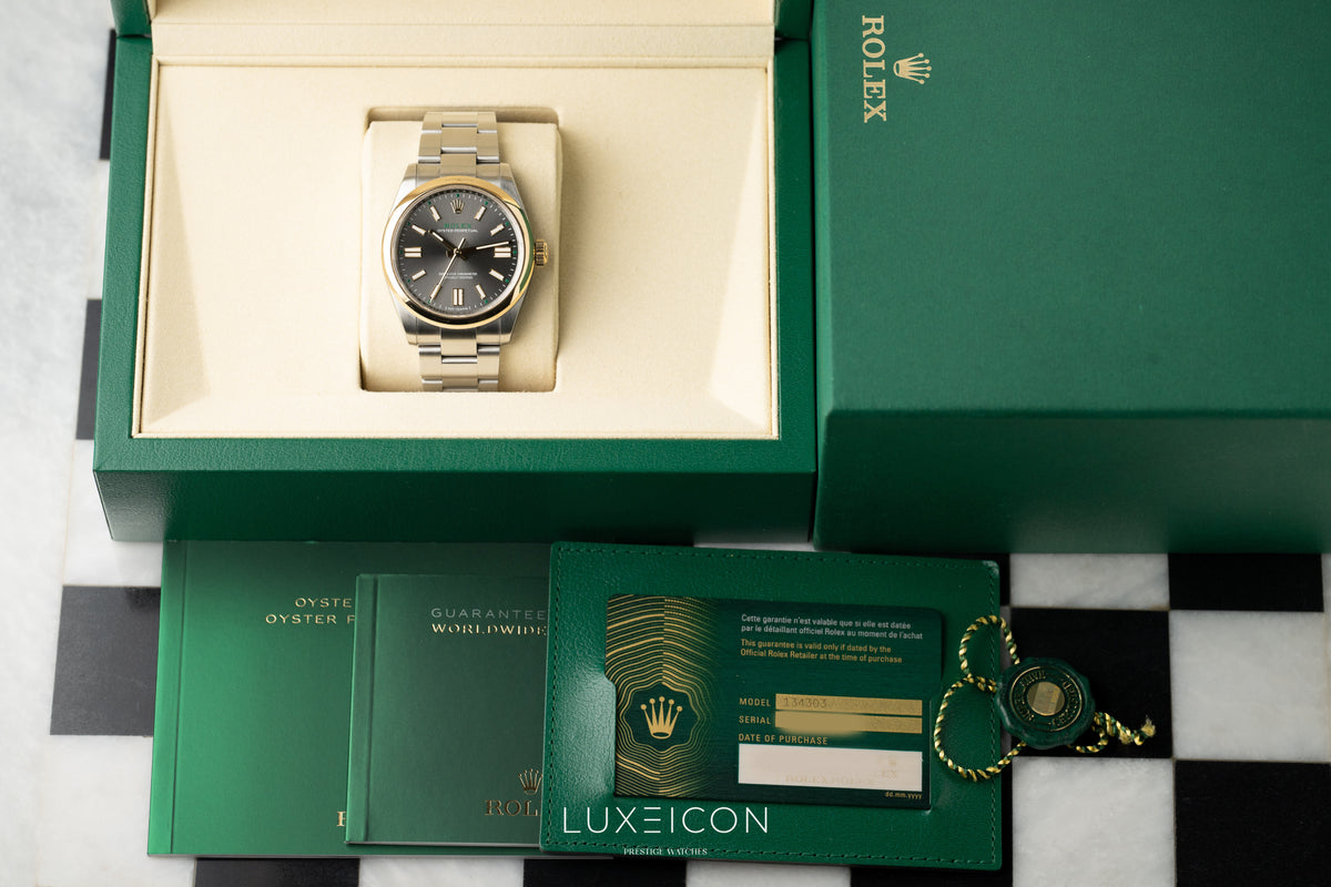 Rolex Oyster Perpetual 41 "100 Years" Slate Dial Yellow Rolesor 134303