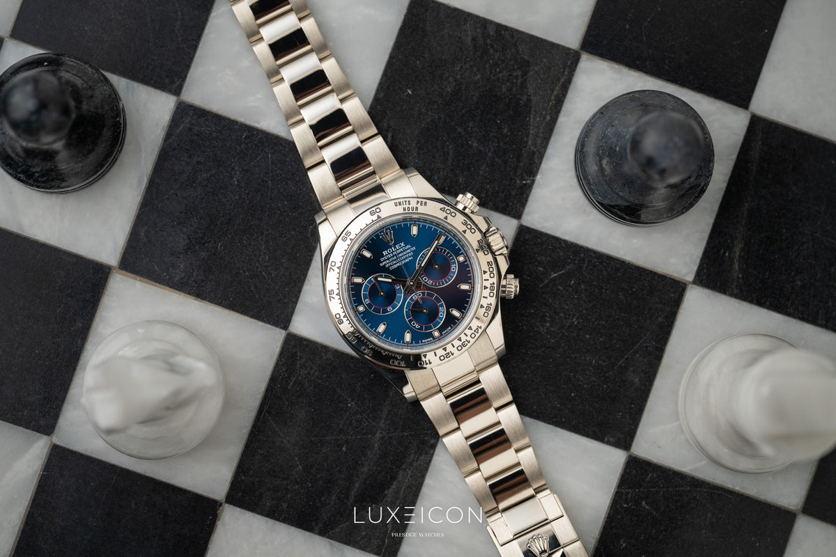 Rolex Cosmograph Daytona White Gold Blue Dail 116509 2018