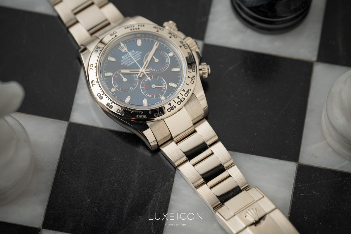 Rolex Cosmograph Daytona White Gold Blue Dail 116509 2018