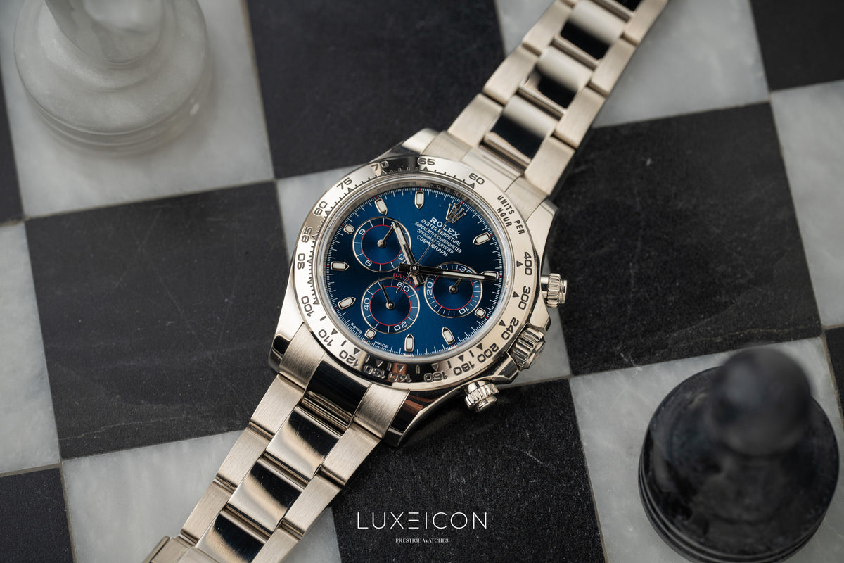 Rolex Cosmograph Daytona White Gold Blue Dail 116509 2018