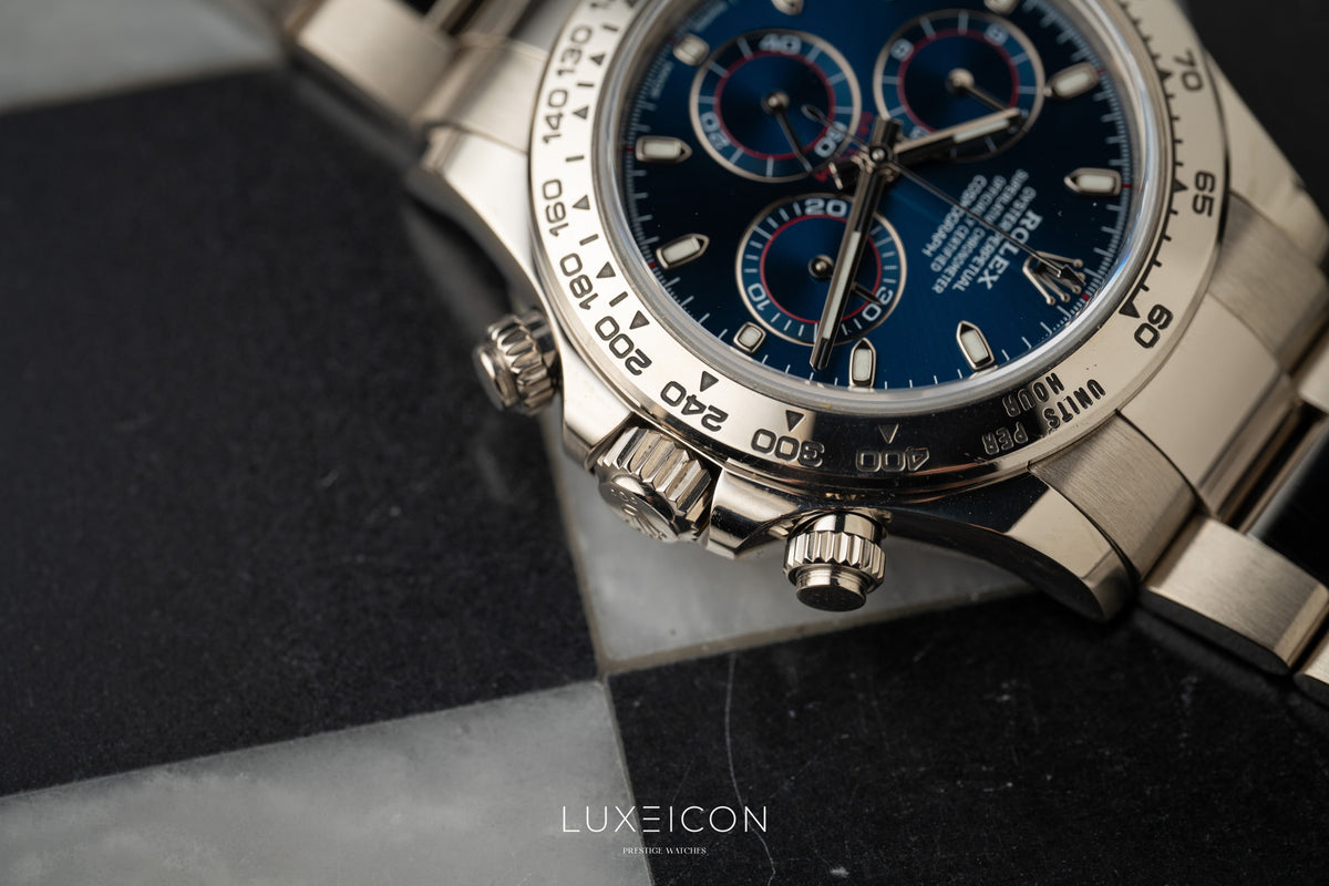 Rolex Cosmograph Daytona White Gold Blue Dail 116509 2018