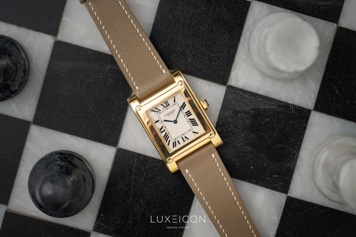 Cartier Collection Privée Paris Tank Yellow Gold Mechanical 2608F