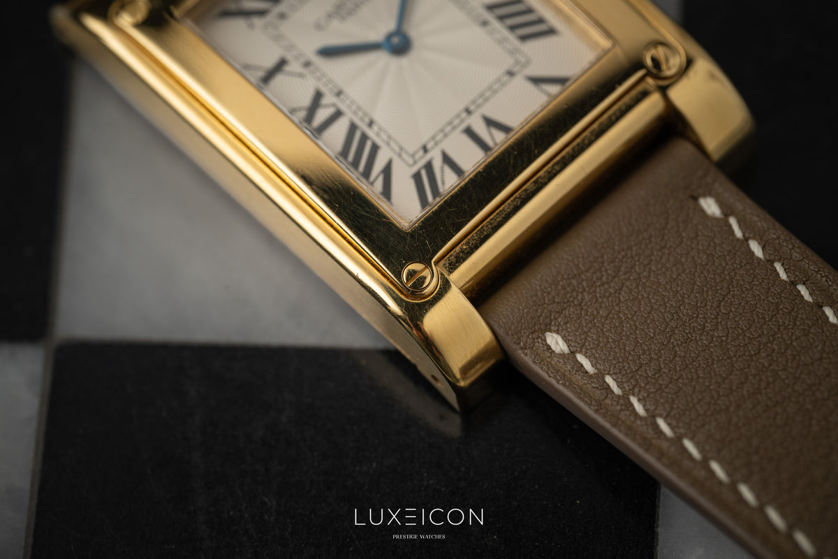 Cartier Collection Privée Paris Tank Yellow Gold Mechanical 2608F