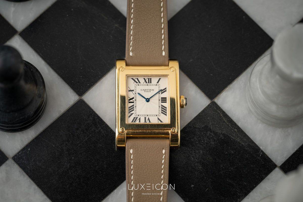 Cartier Collection Privée Paris Tank Yellow Gold Mechanical 2608F