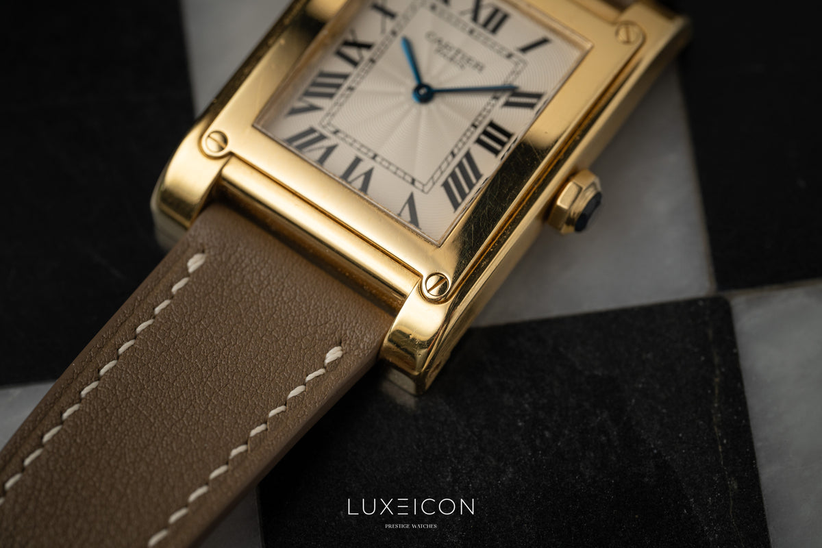 Cartier Collection Privée Paris Tank Yellow Gold Mechanical 2608F