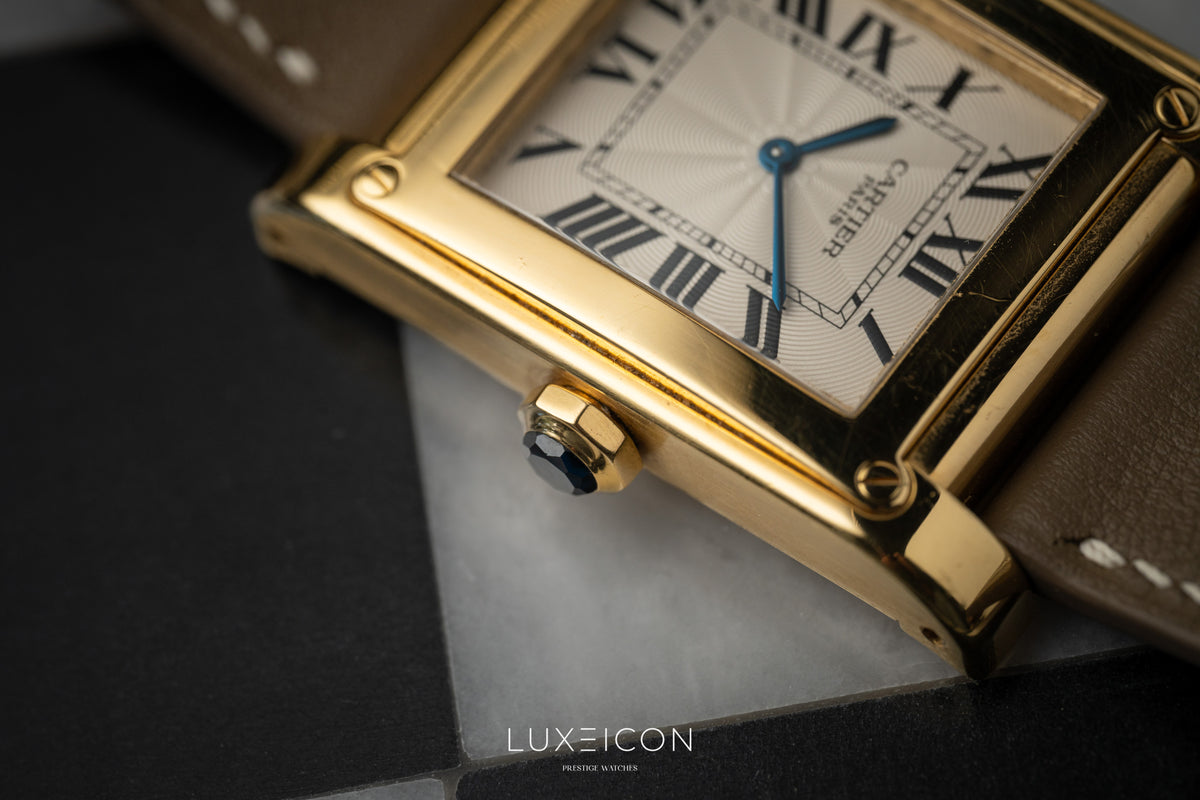 Cartier Collection Privée Paris Tank Yellow Gold Mechanical 2608F