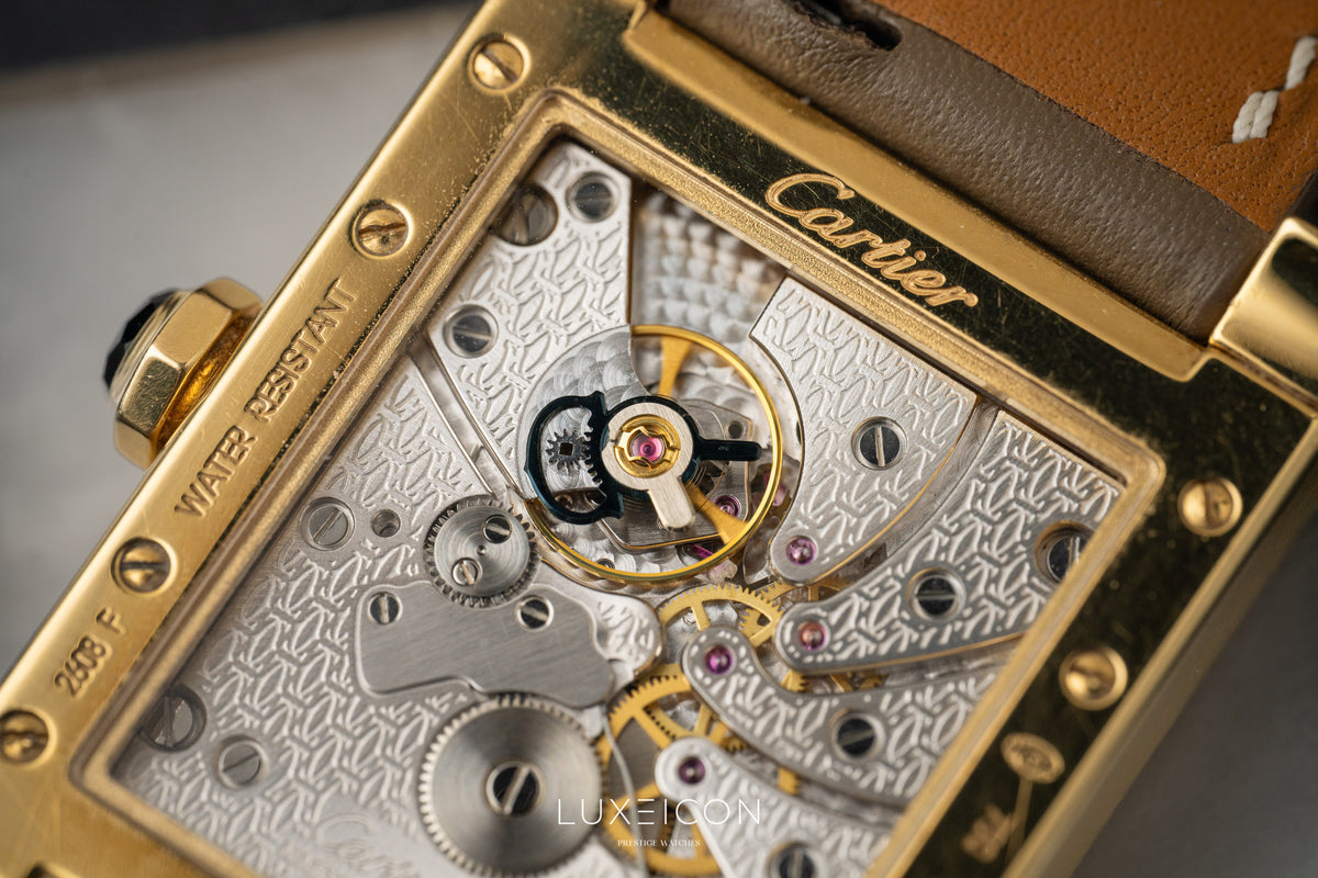 Cartier Collection Privée Paris Tank Yellow Gold Mechanical 2608F
