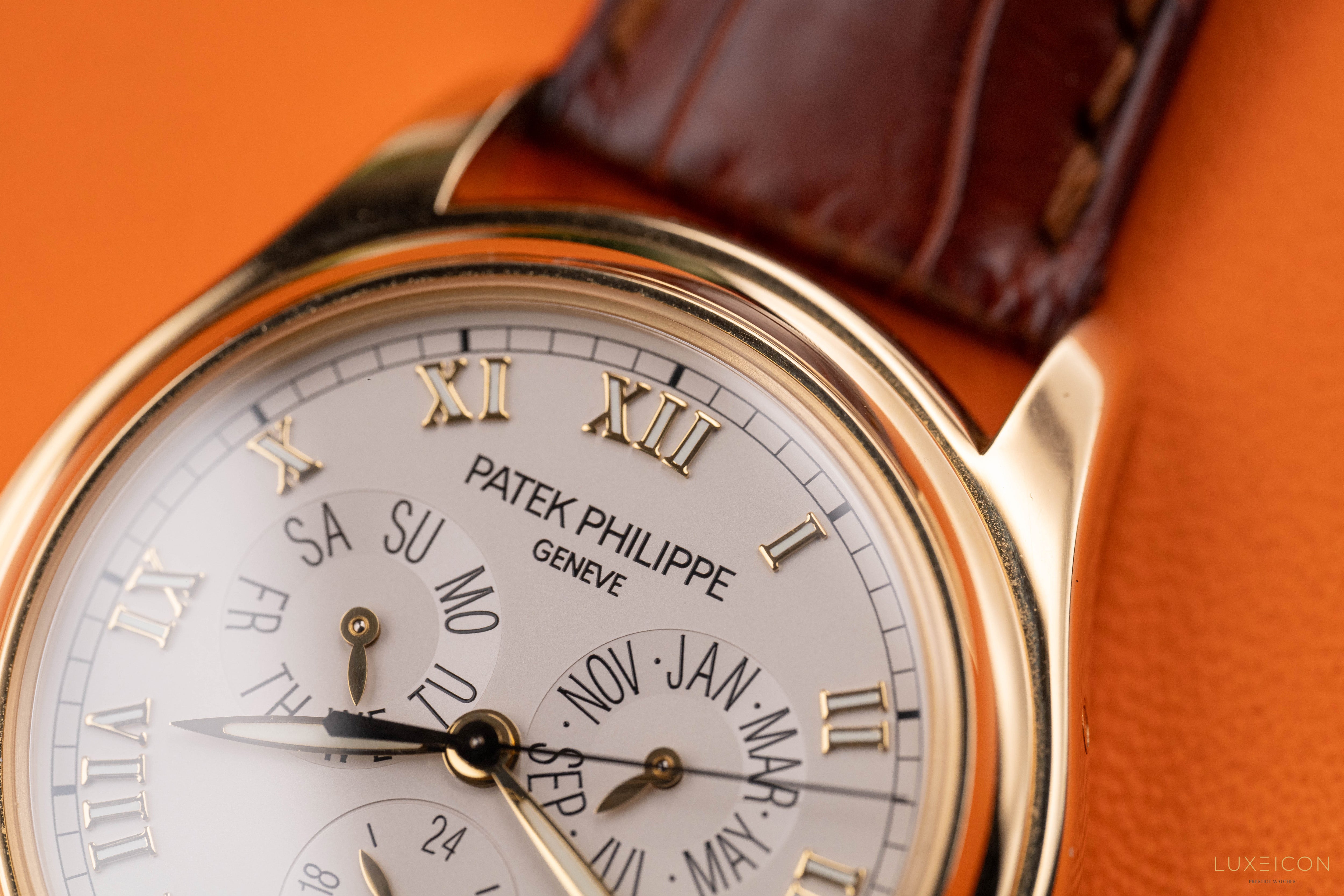 Patek Philippe Annual Calendar 5035J-001 37mm Ceramic Dial Yellow Gold 2004