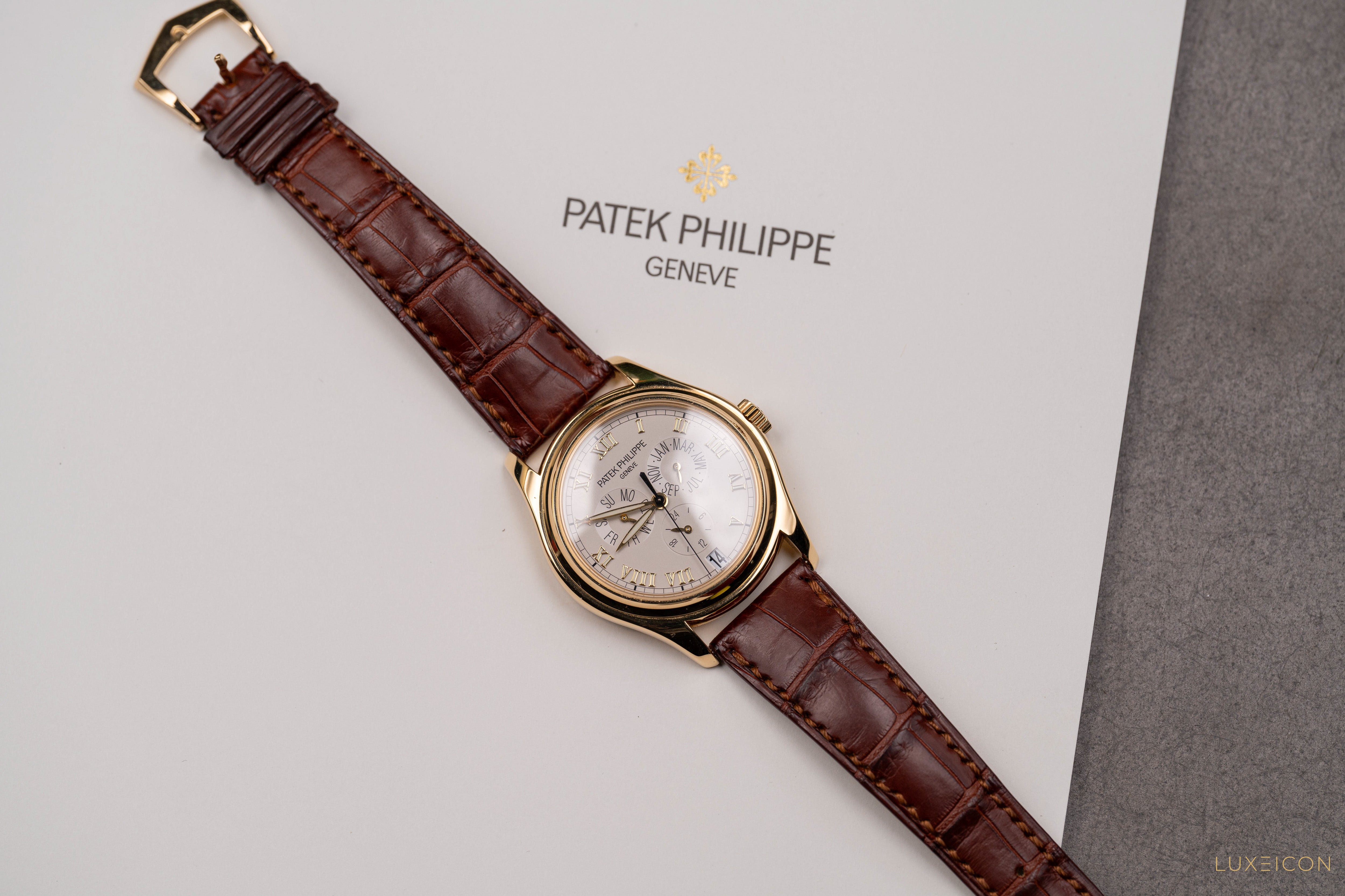 Patek Philippe Annual Calendar 5035J 001 37mm Ceramic Dial Yellow Gold