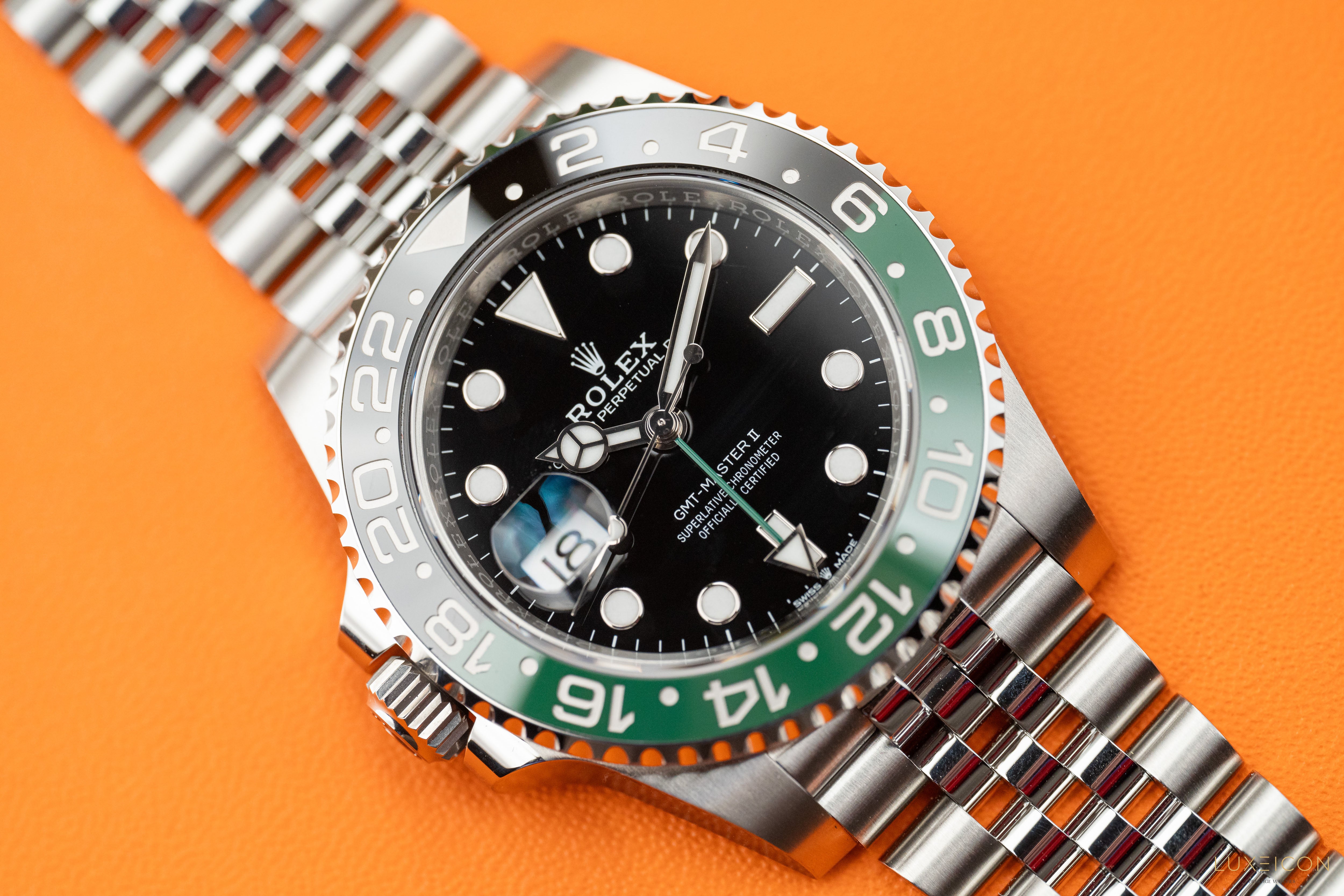 Rolex GMT-Master II Steel Sprite Lefty Jubilee 126720VTNR 2022