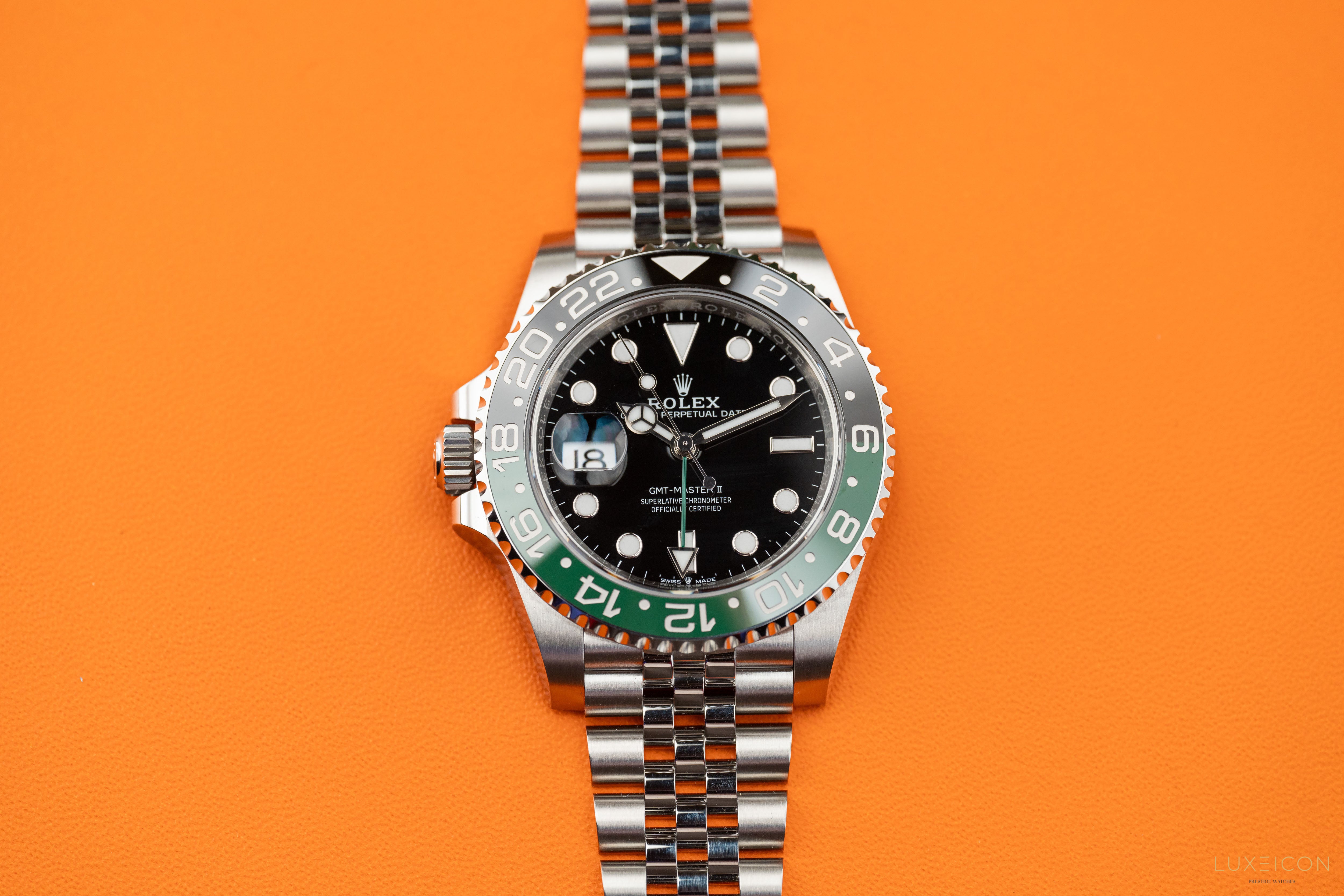 Rolex GMT-Master II Steel Sprite Lefty Jubilee 126720VTNR 2022
