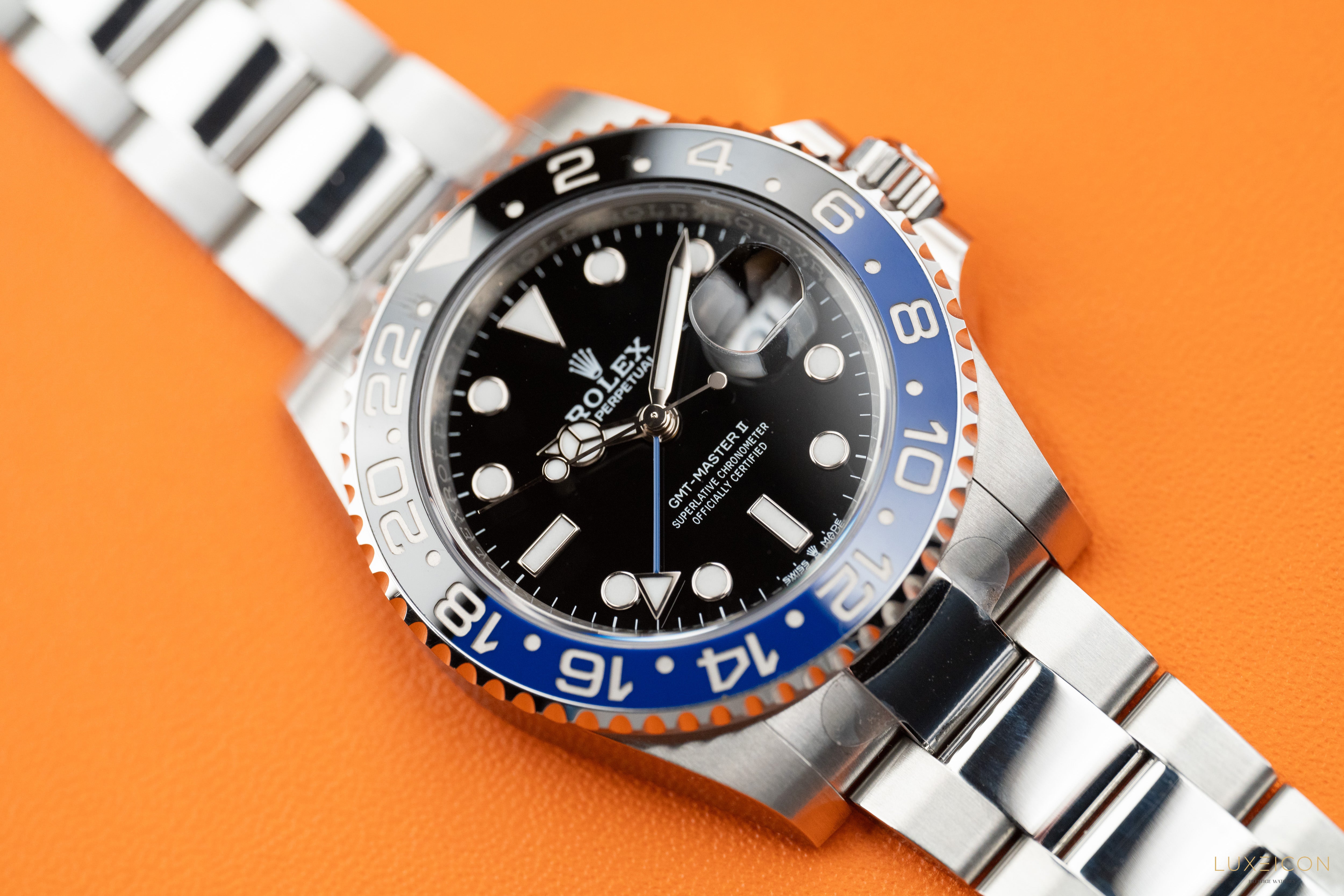 Rolex GMT-Master II 40mm Batman Oyster Bracelet 126710BLNR 2023