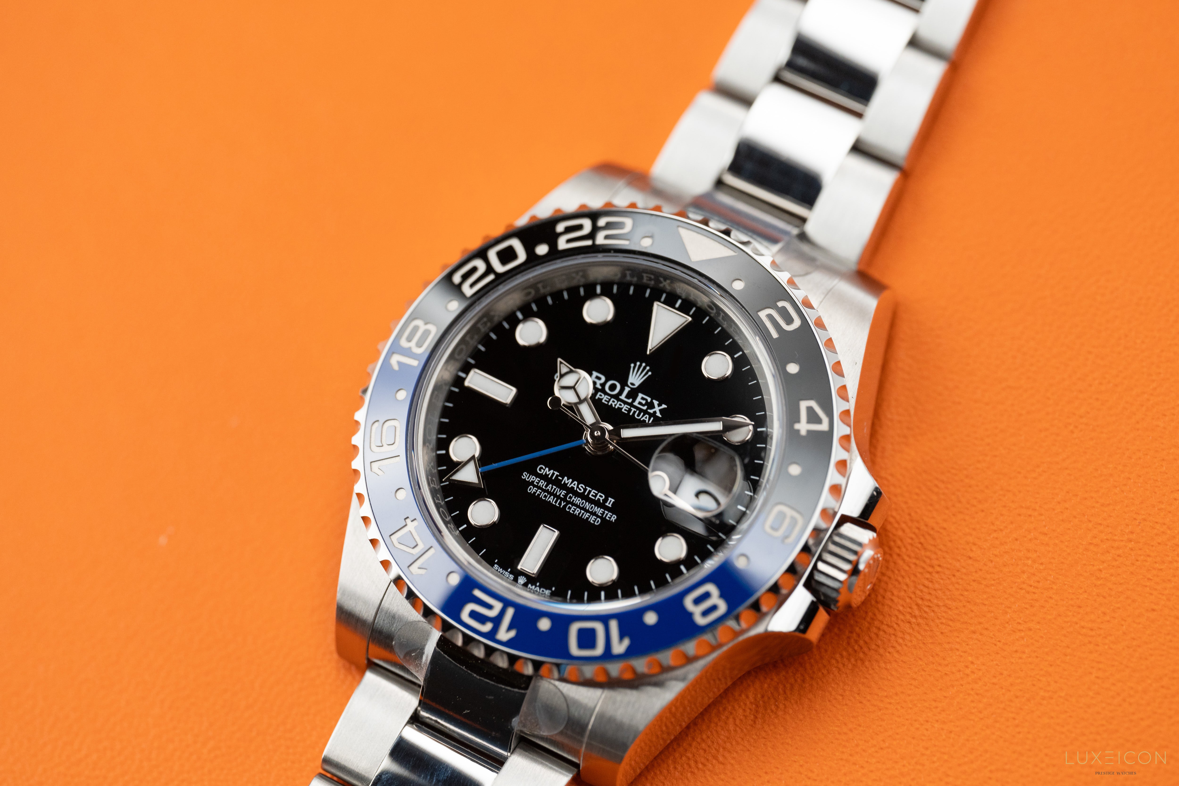 Rolex GMT Master II 40mm Batman Oyster Bracelet 126710BLNR 2023