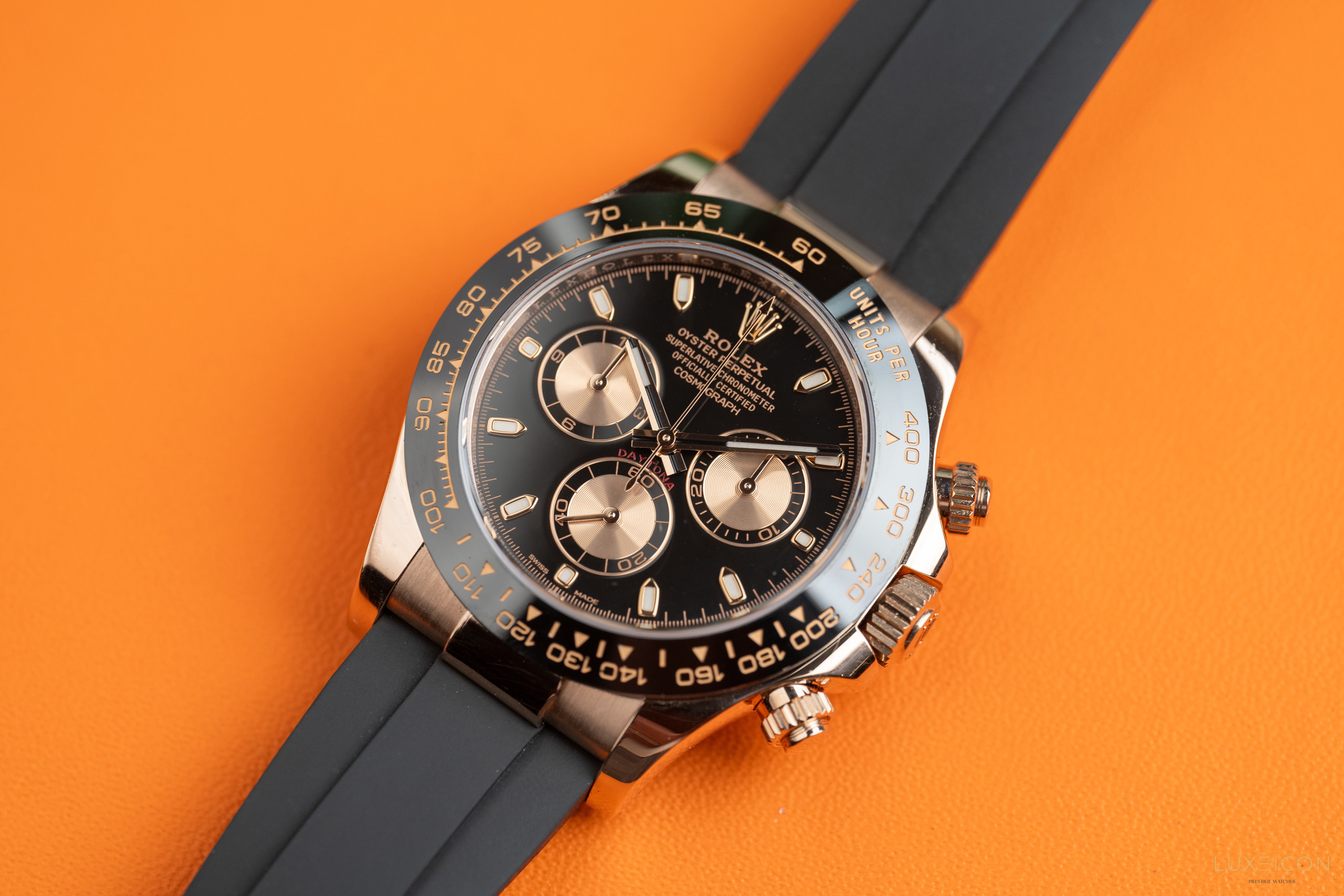 Rolex Cosmograph Daytona 116515LN Ceramic 18K Everose Gold Black dial 2018