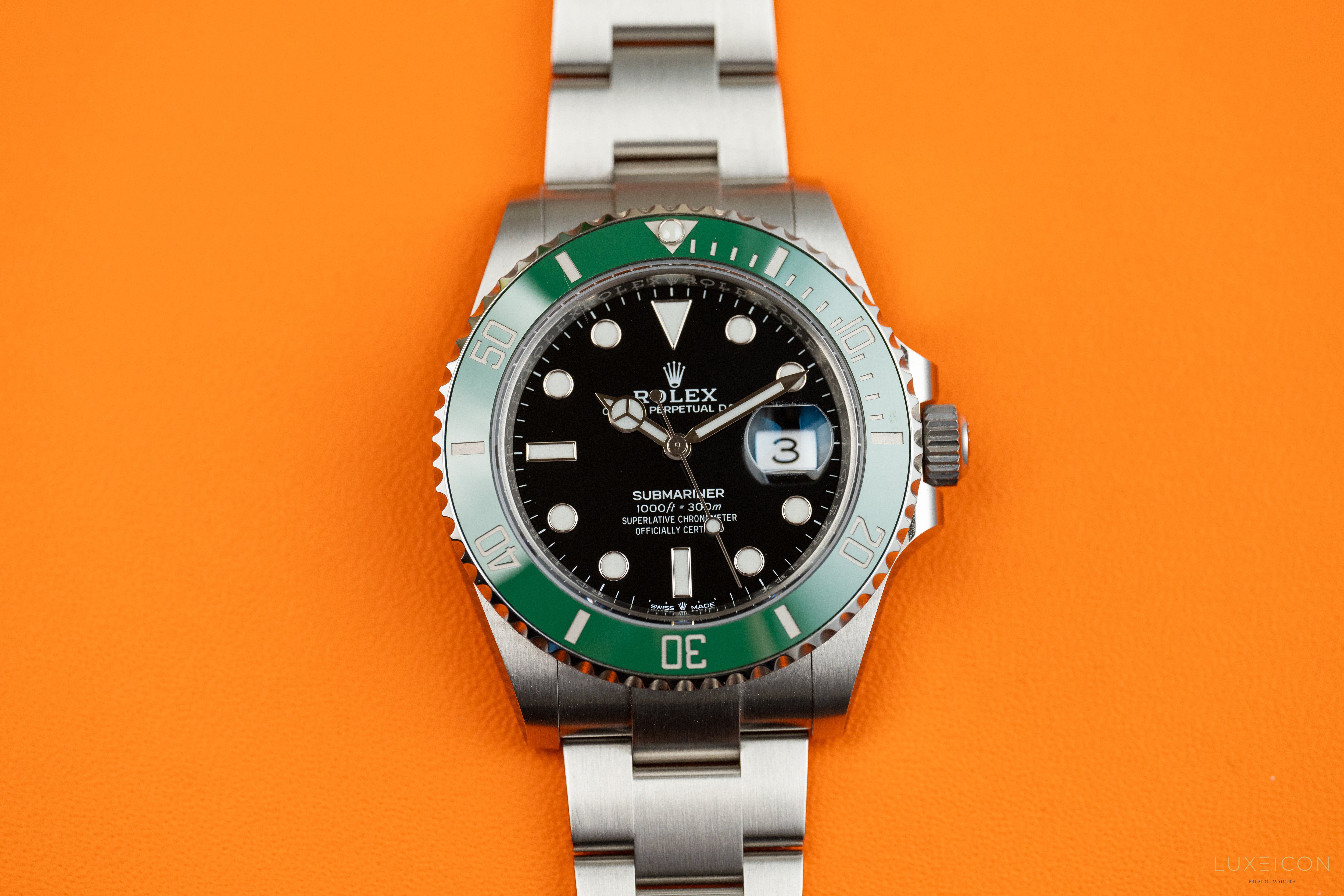 Rolex Submariner Date Starbucks Green Ceramic Bezel 126610LV 41mm Steel 2022