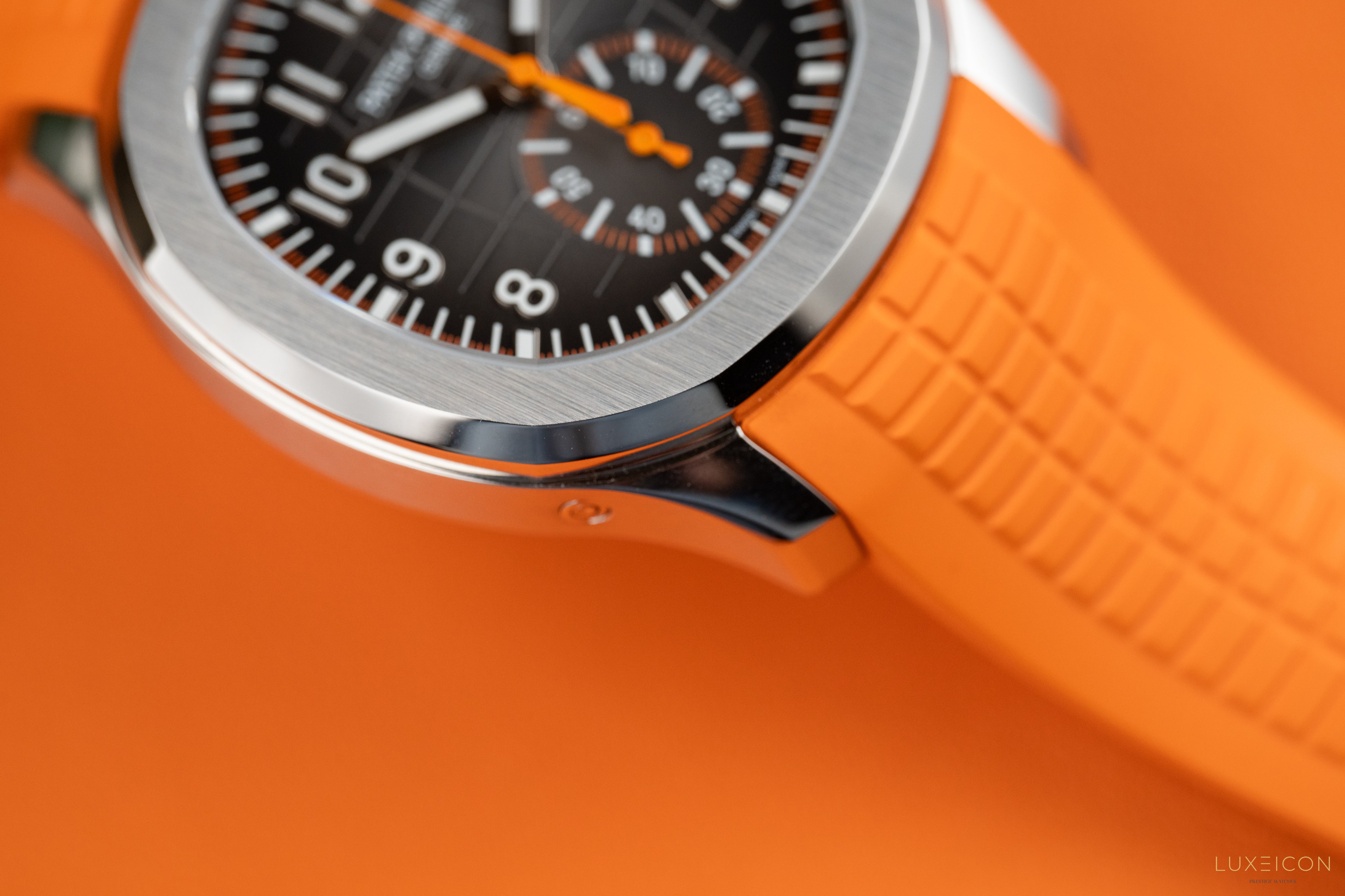 Patek Philippe Aquanaut 5968A-001 Chronograph 42mm Stainless Steel Orange hand 2020