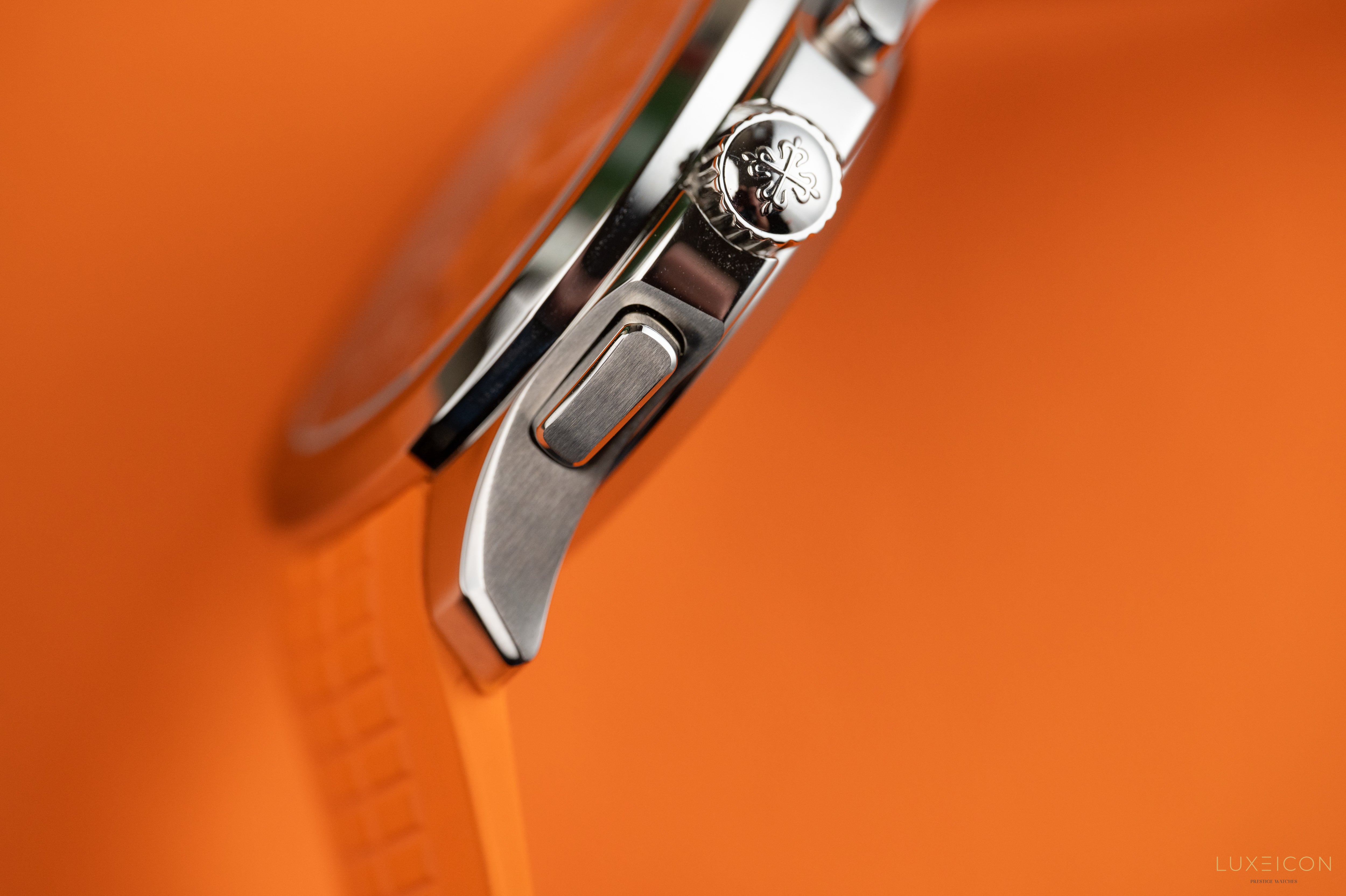 Patek Philippe Aquanaut 5968A-001 Chronograph 42mm Stainless Steel Orange hand 2020