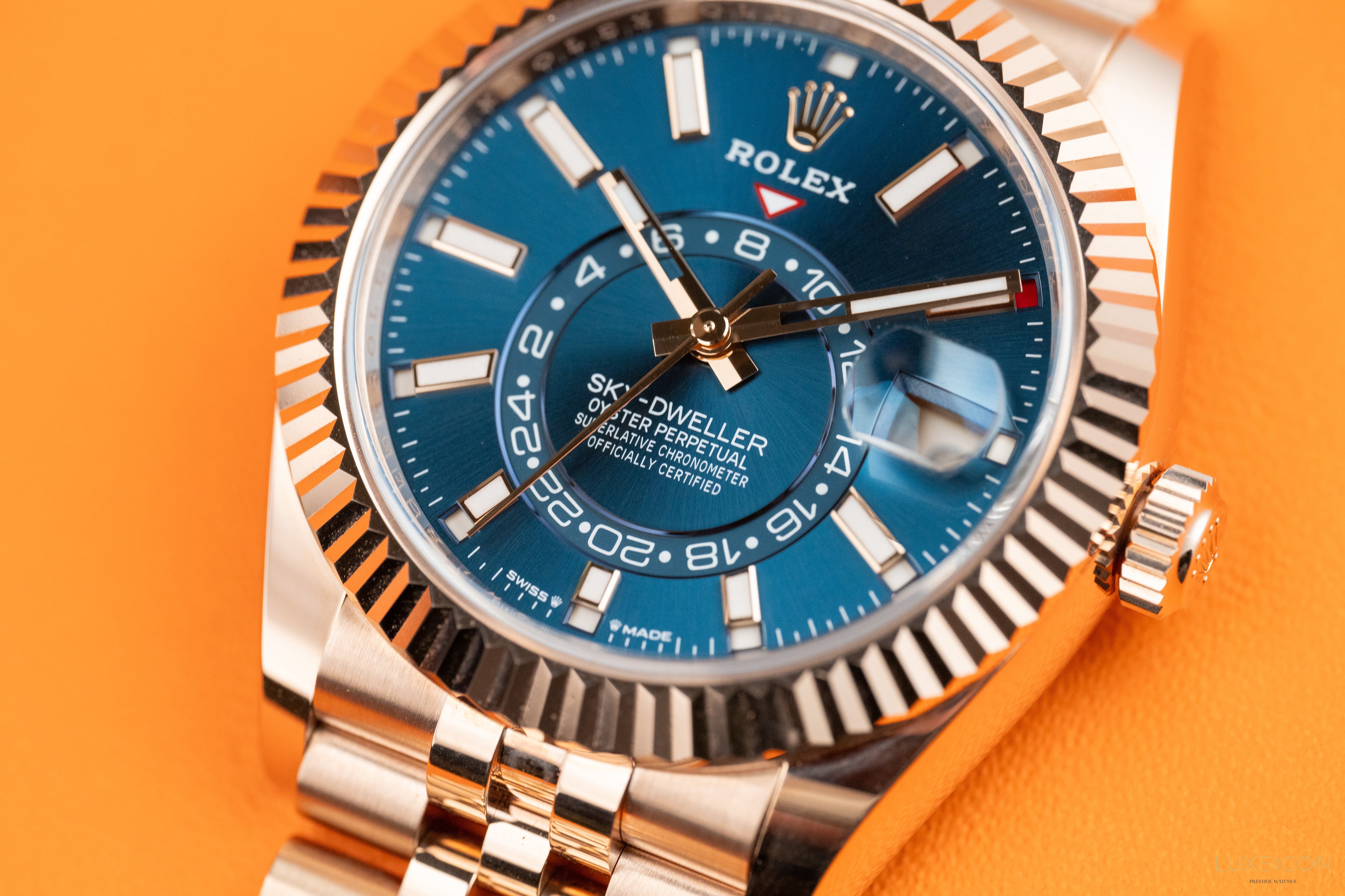 Rolex Sky-Dweller 336935 Rose Gold Blue Dial Jubilee 42mm 2024