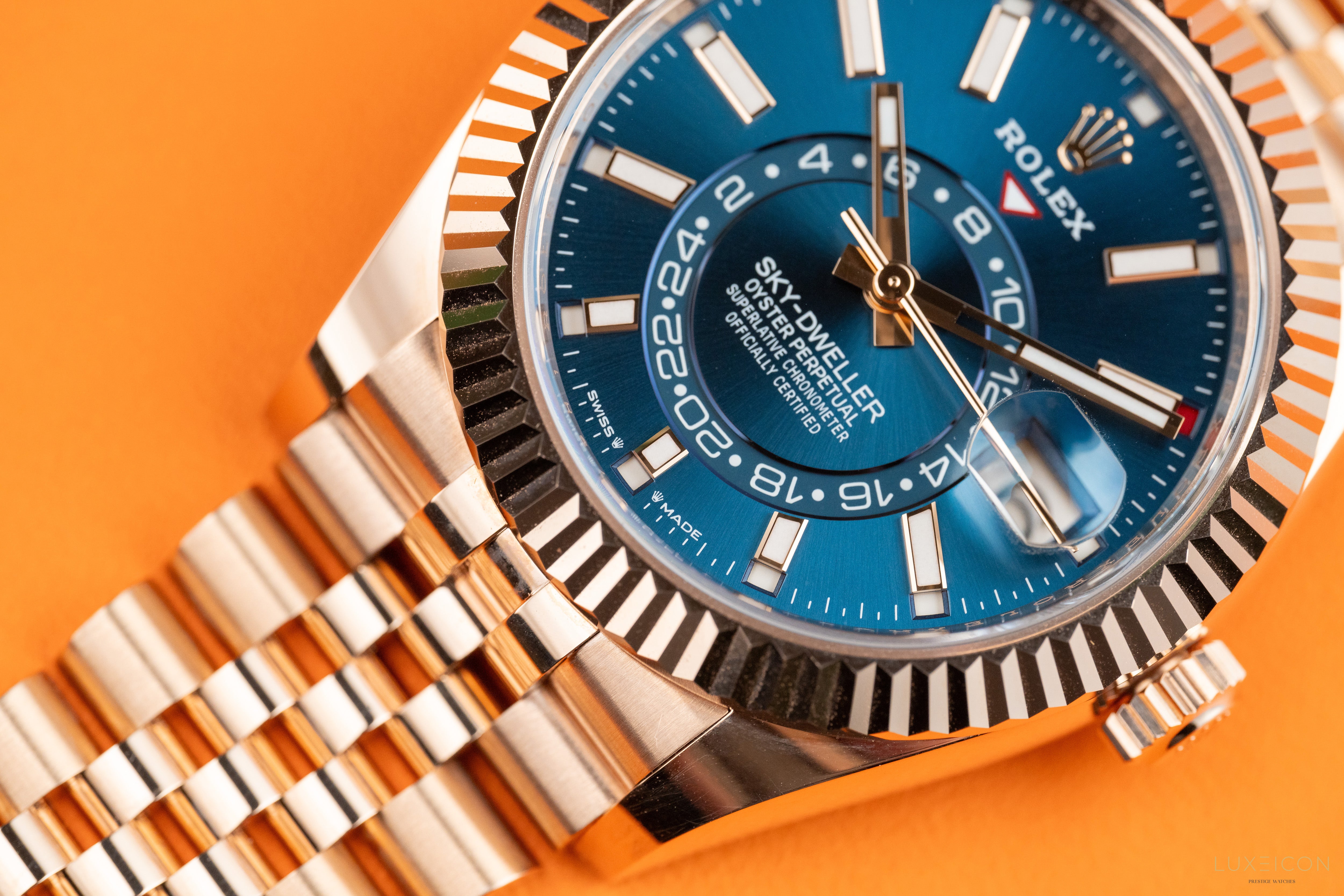 Rolex Sky-Dweller 336935 Rose Gold Blue Dial Jubilee 42mm 2024