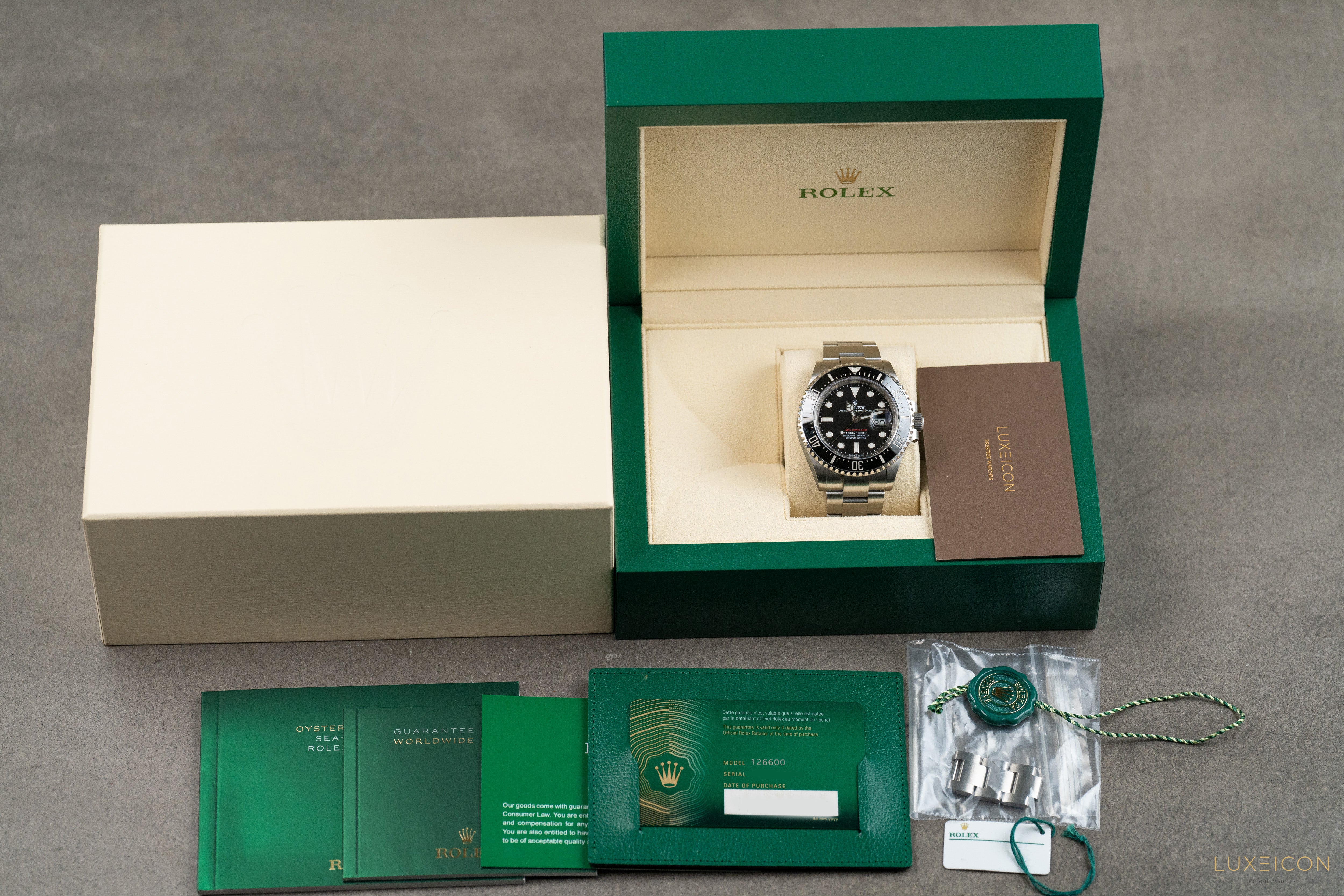 Rolex Red Sea-Dweller 43mm Mark II 50th Anniversary Stainless Steel 126600