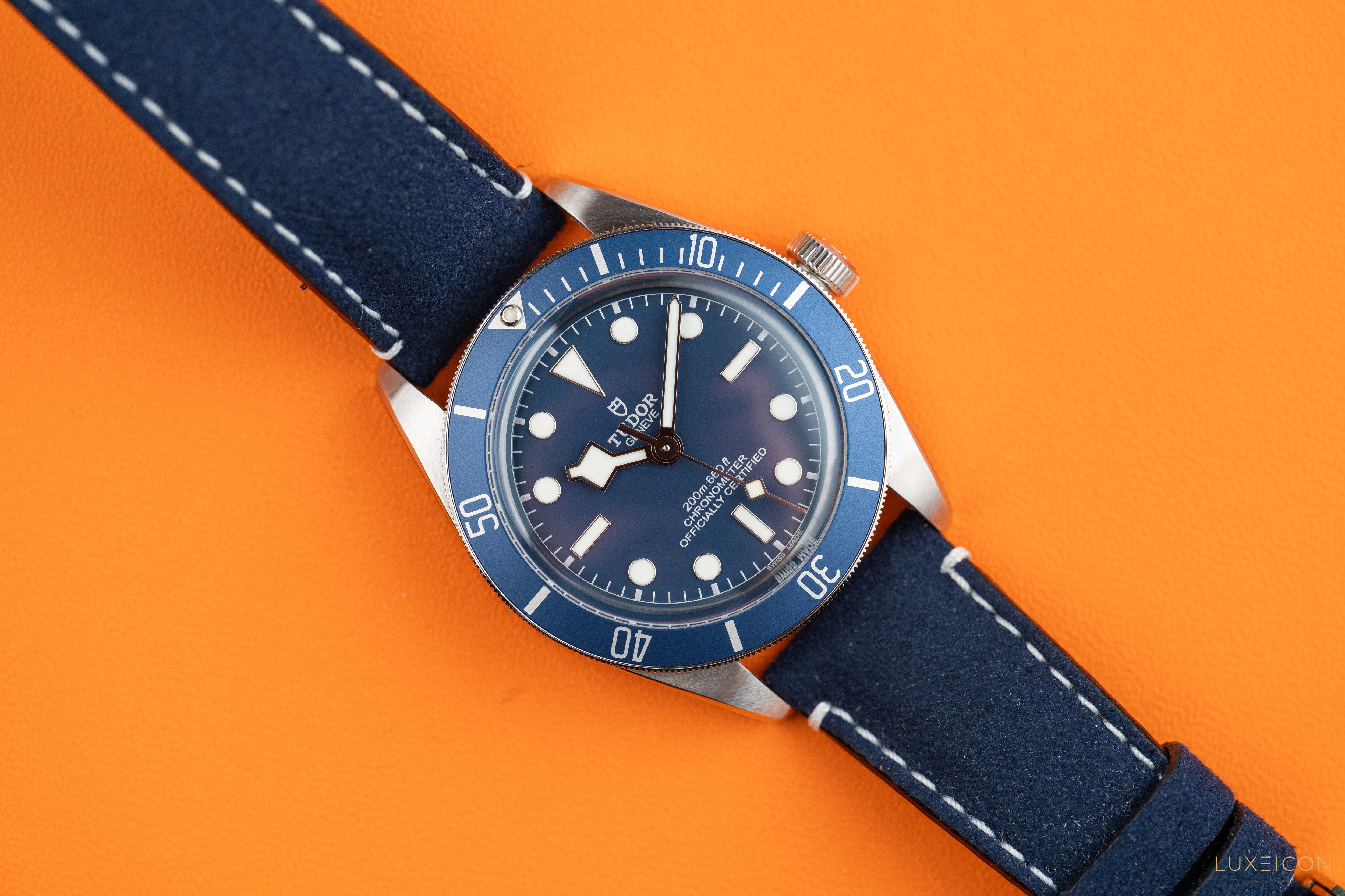 Tudor Black Bay Fifty-Eight 58 Blue Leather Strap with Navy Blue Dial 39mm