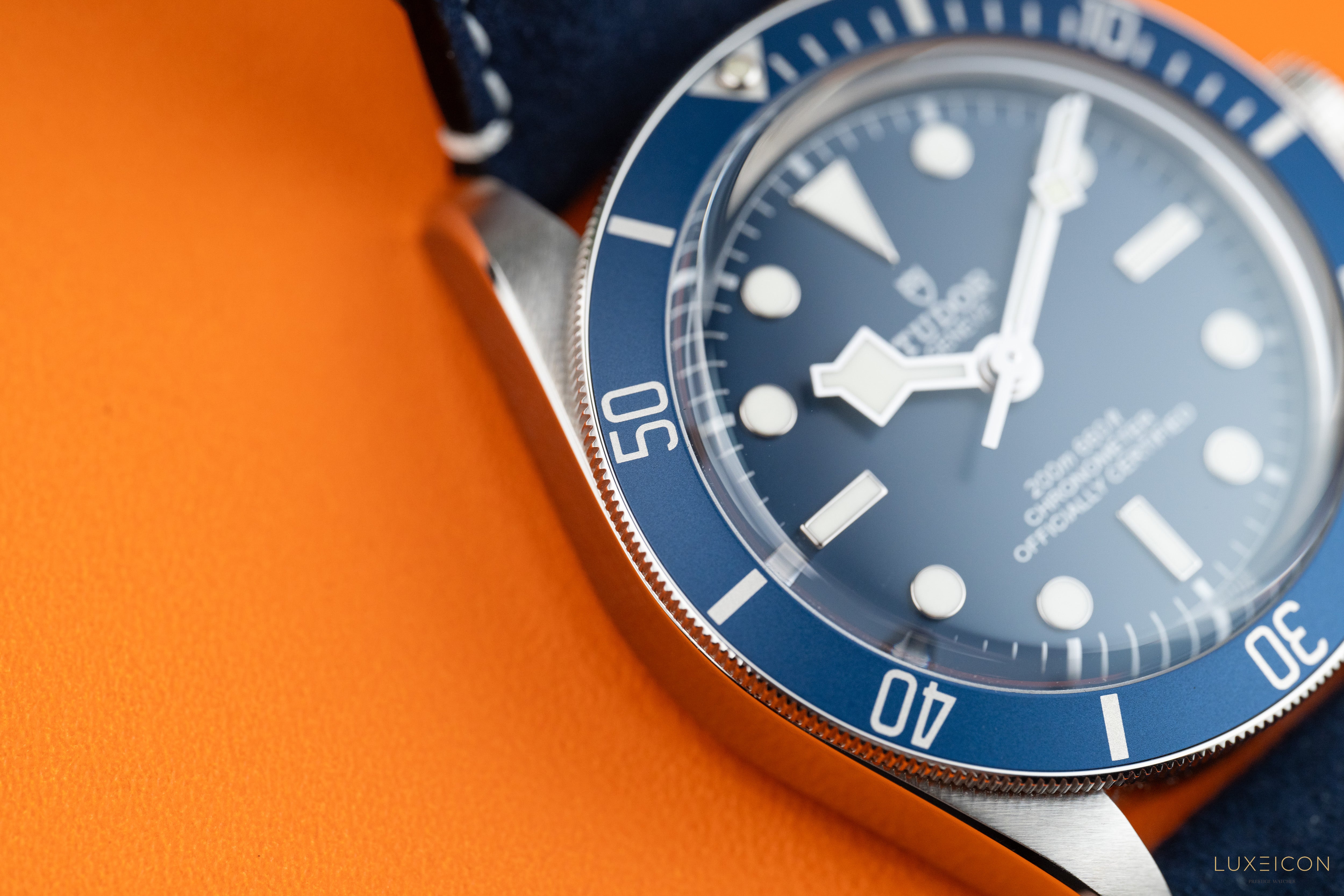 Tudor Black Bay Fifty-Eight 58 Blue Leather Strap with Navy Blue Dial 39mm